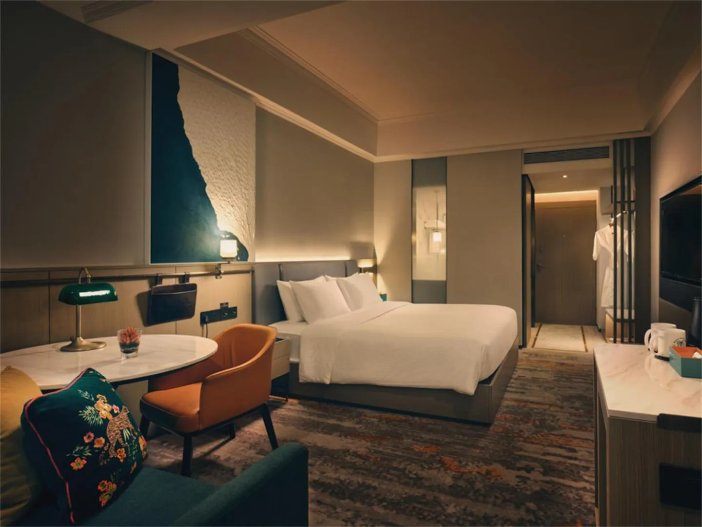 Bedroom in Wanda Yi Hotel Wuxi