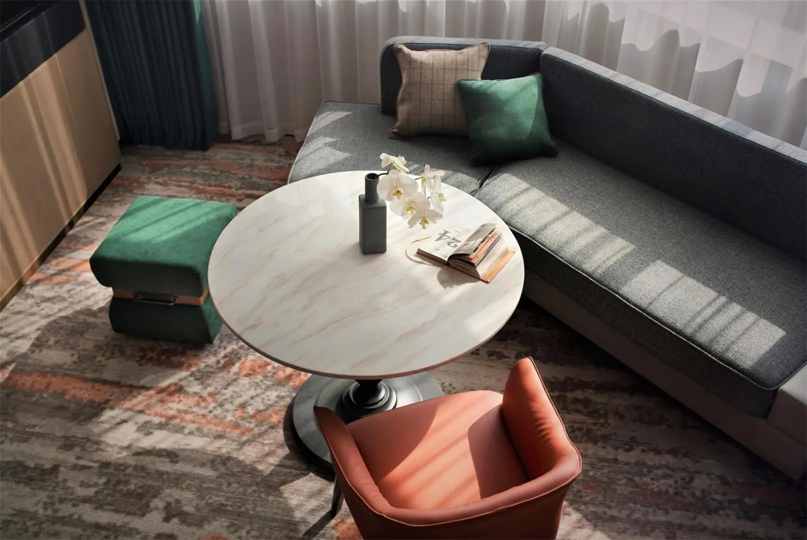 Living room in Wanda Yi Hotel Wuxi