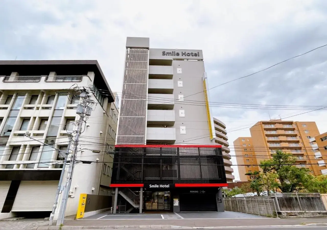Property building in Smile Hotel Sapporo Susukino Minami Property building in Smile Hotel Sapporo Susukino Minami