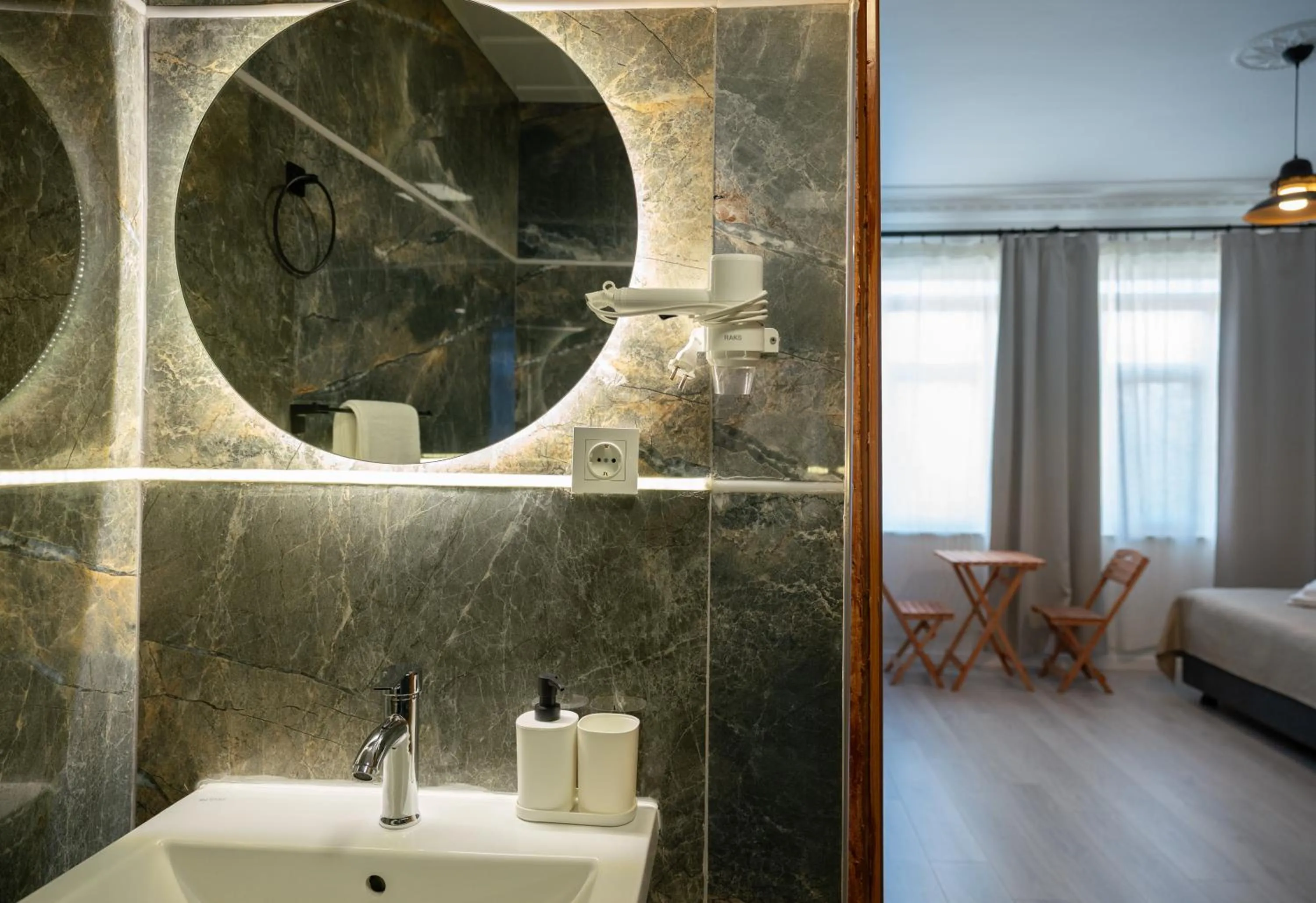 Bathroom, Bed in Antalya D&D Garden