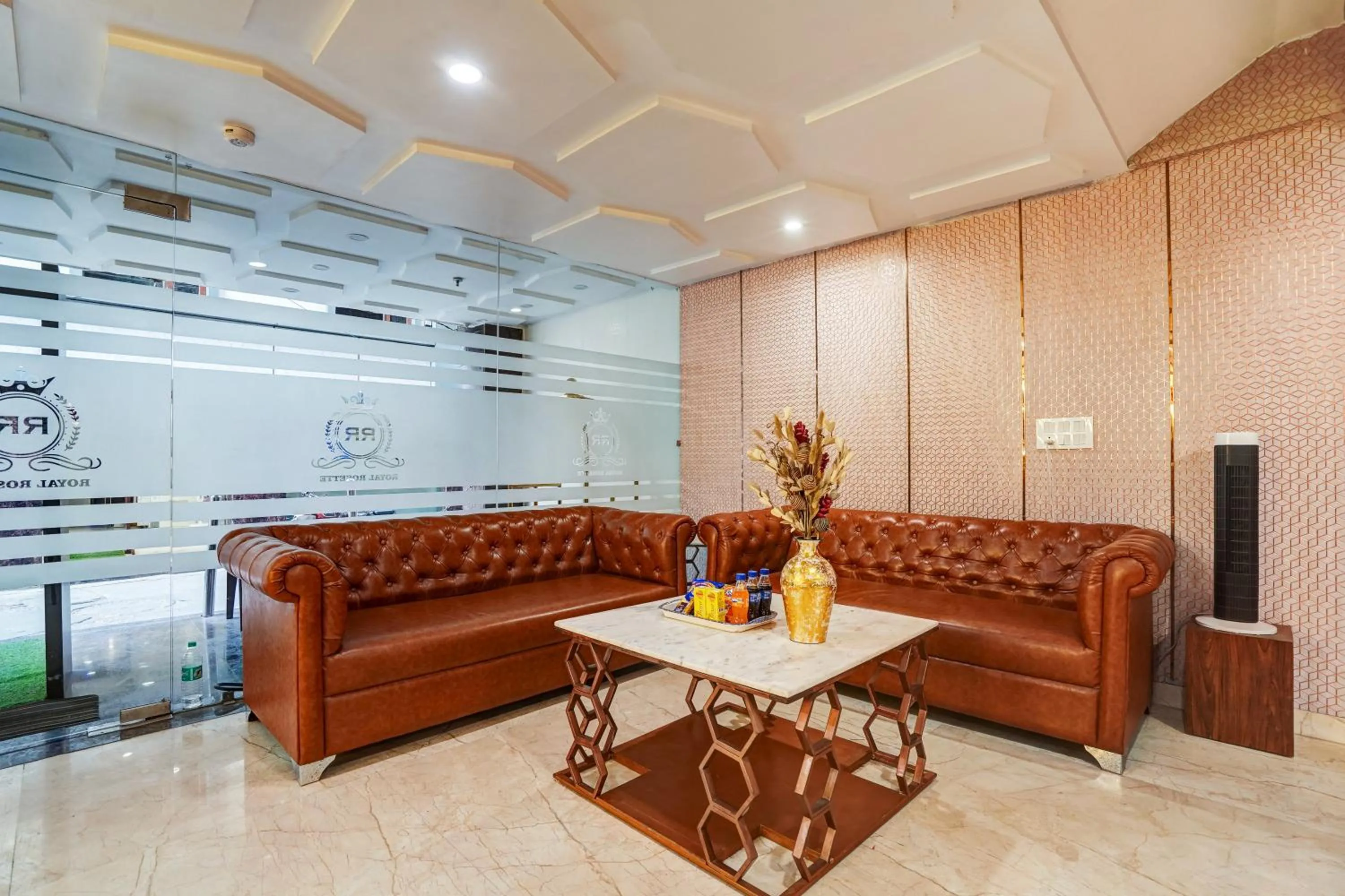 Seating area in Hotel Royal Rosette Near New Delhi Railway Station - Connaught Place and VFS