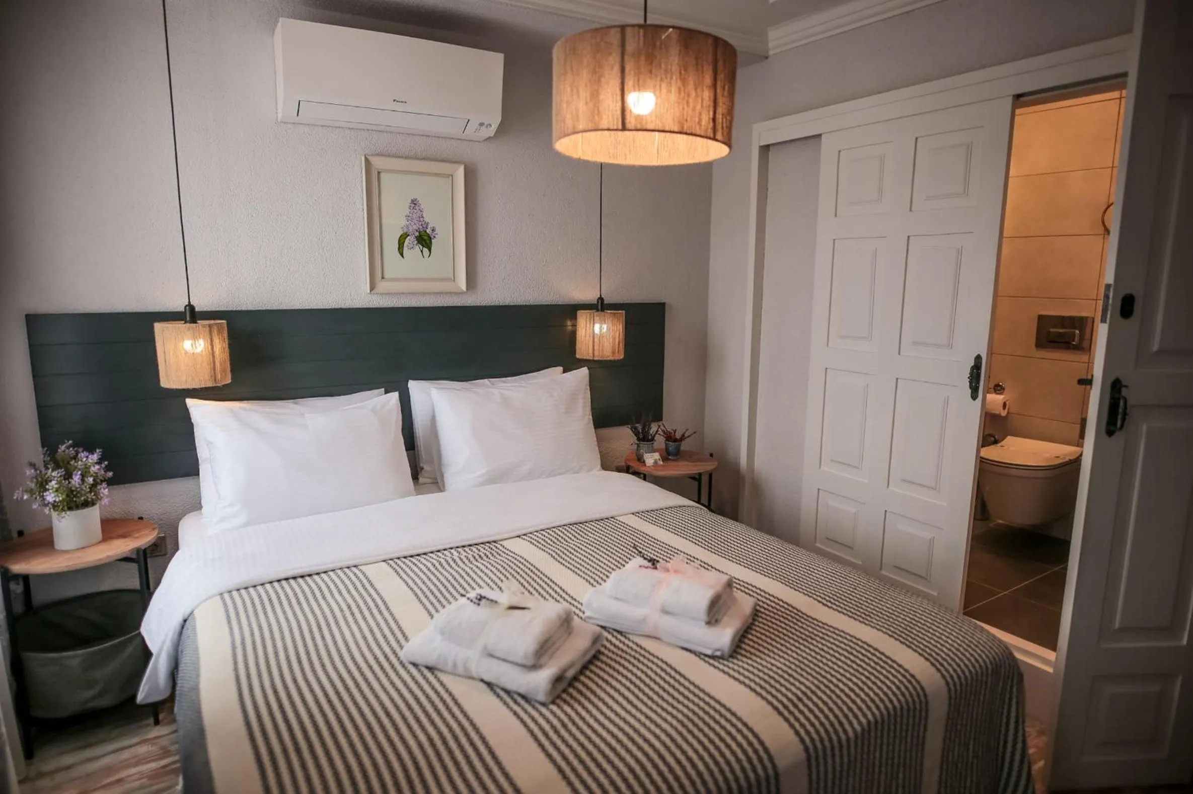 Bed in Ayvalık Palacitta Guesthouse