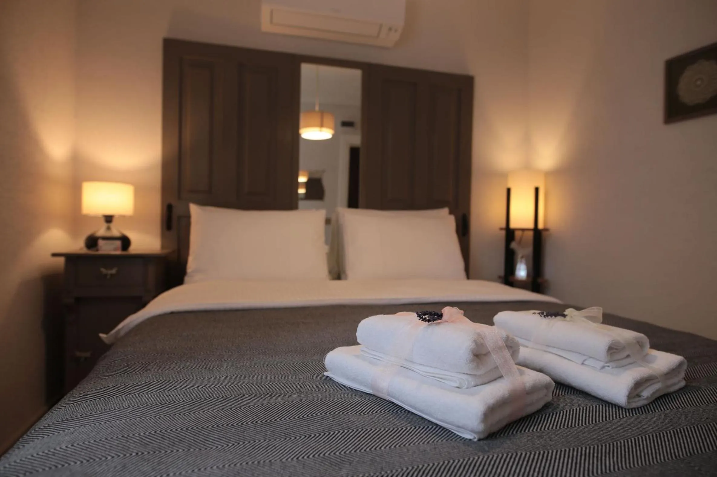 Bed in Ayvalık Palacitta Guesthouse