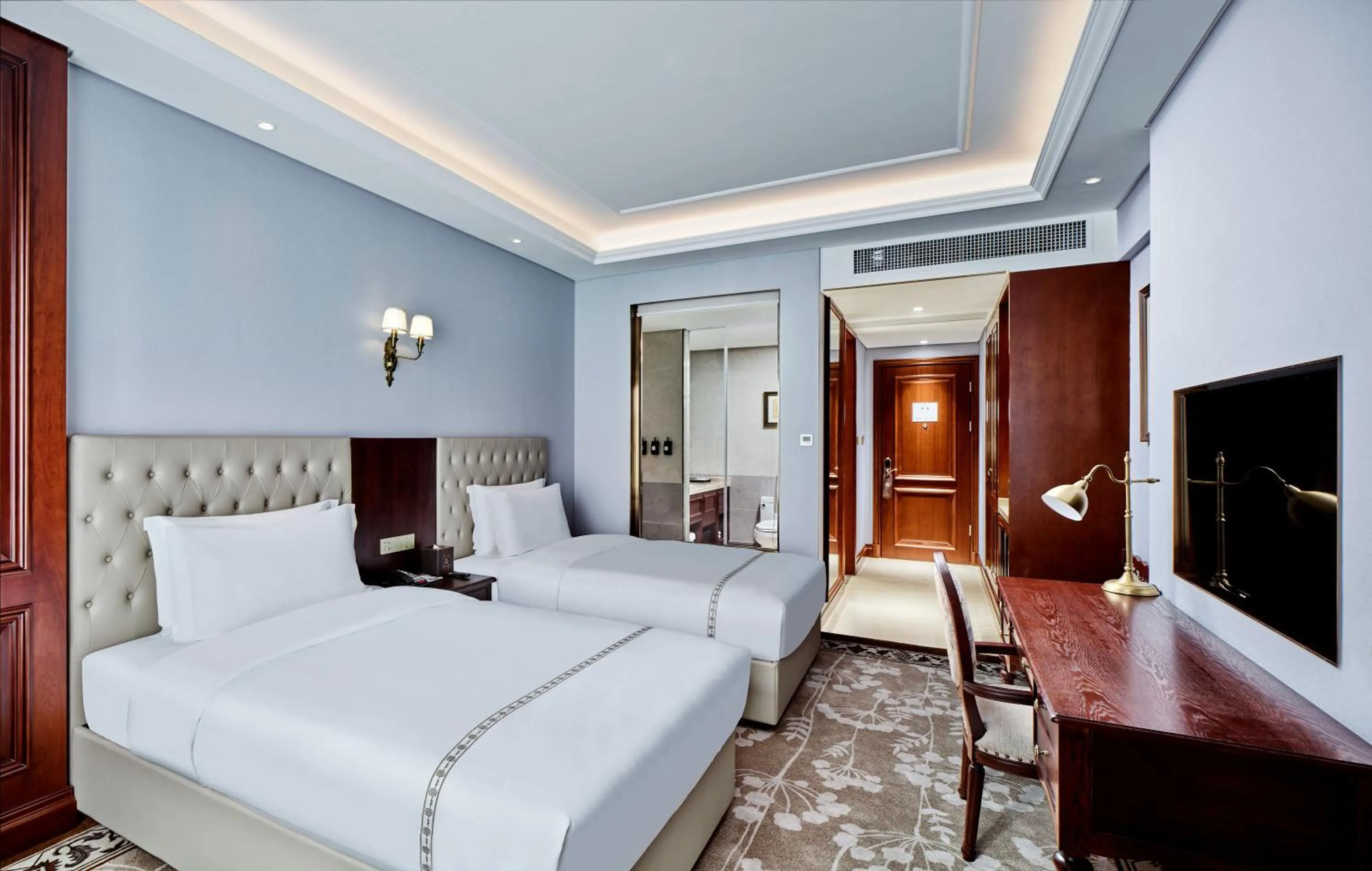 Bedroom, Bed in Guangming CIMC Executive Hotel Shenzhen