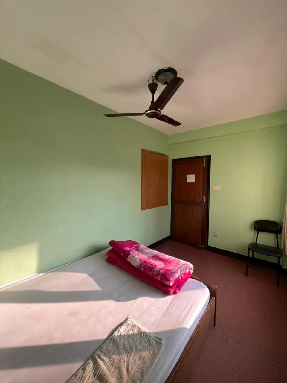 Bed in Hotel Sweet Dreams thamel kathmandu