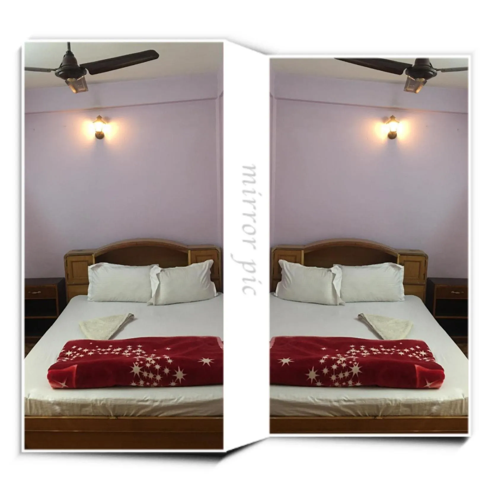 Bed in Hotel Sweet Dreams thamel kathmandu