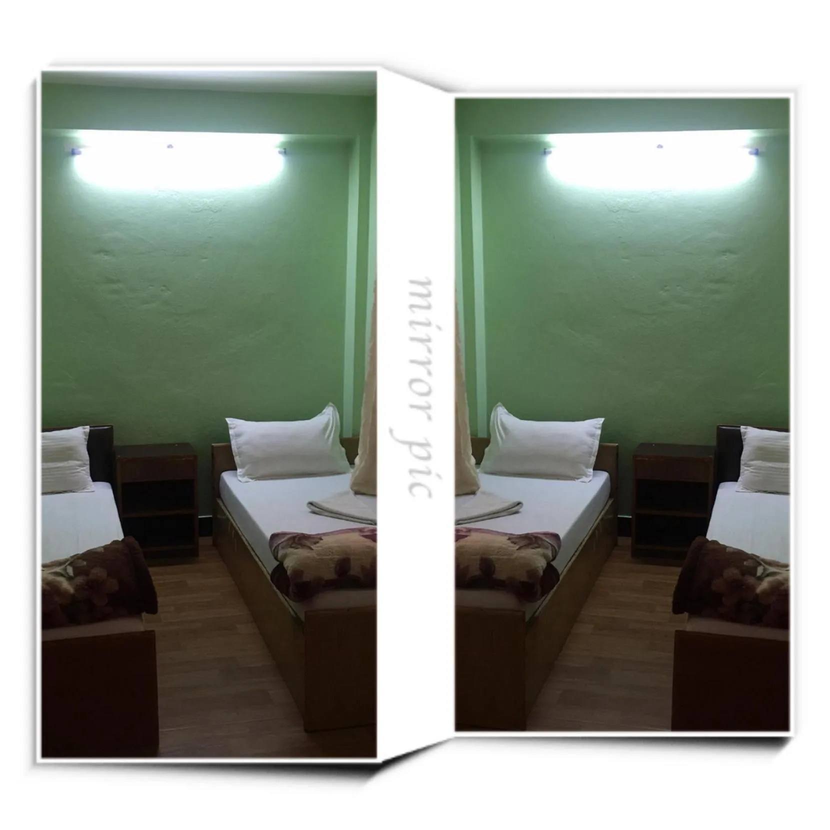 Bed in Hotel Sweet Dreams thamel kathmandu