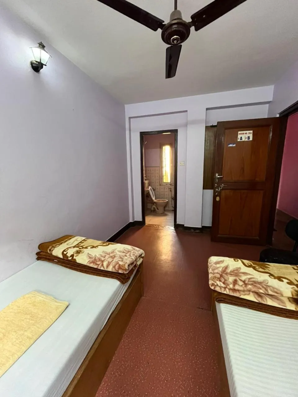 Bed in Hotel Sweet Dreams thamel kathmandu