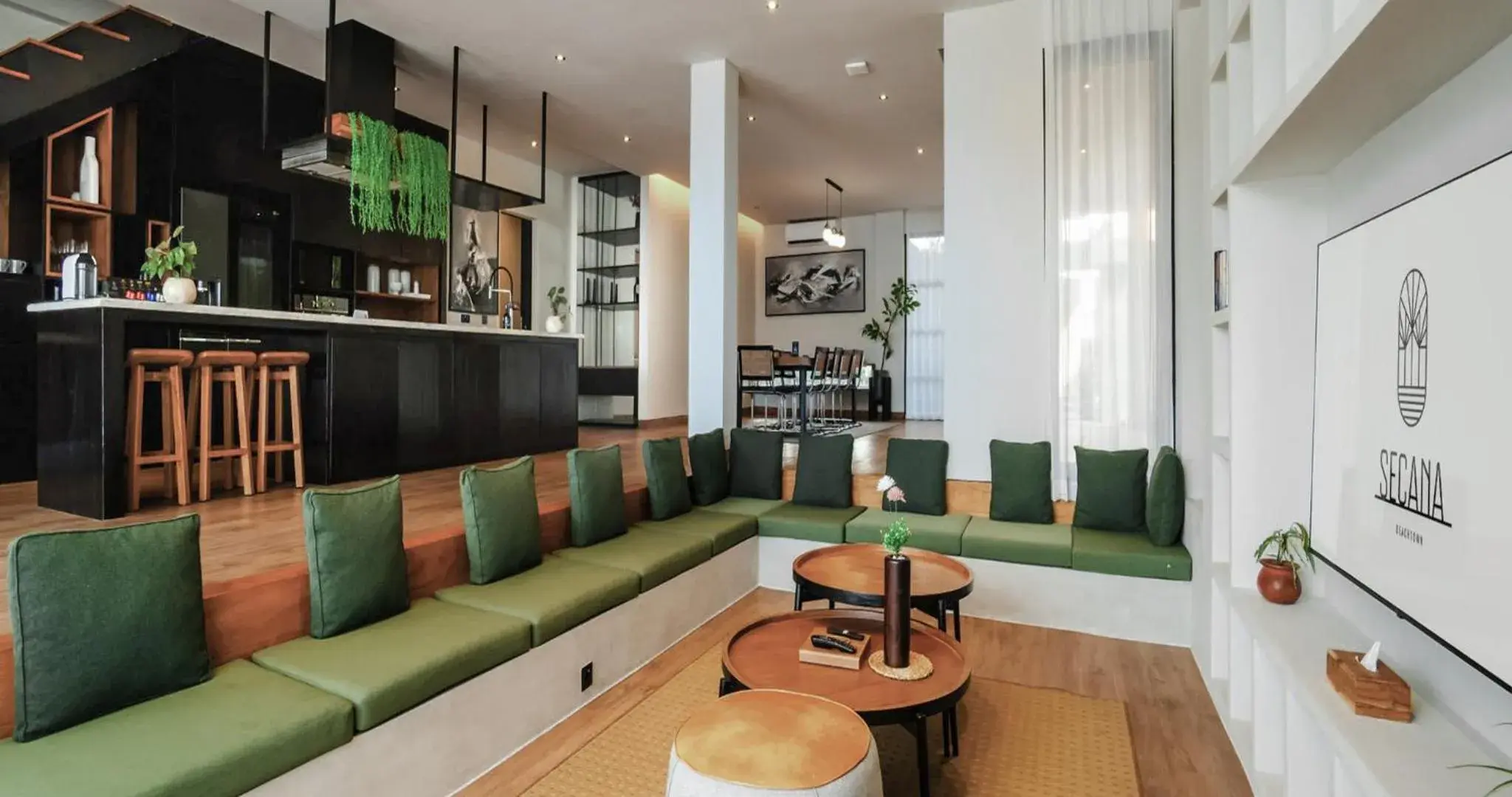 Living room in Secana Beachtown Resort & Residences Living room in Secana Beachtown Resort & Residences