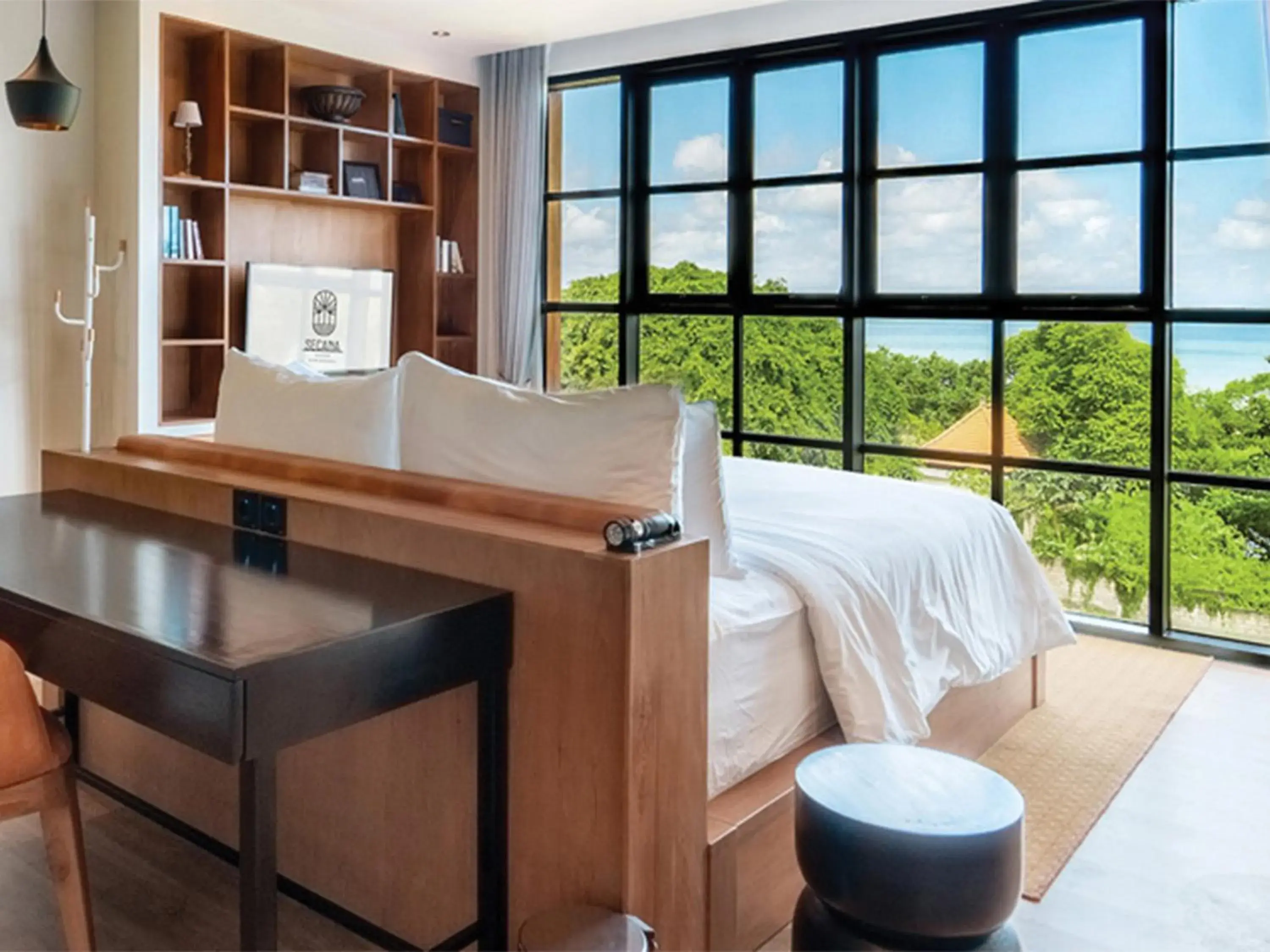 View (from property/room), Bed in Secana Beachtown Resort & Villas View (from property/room), Bed in Secana Beachtown Resort & Villas