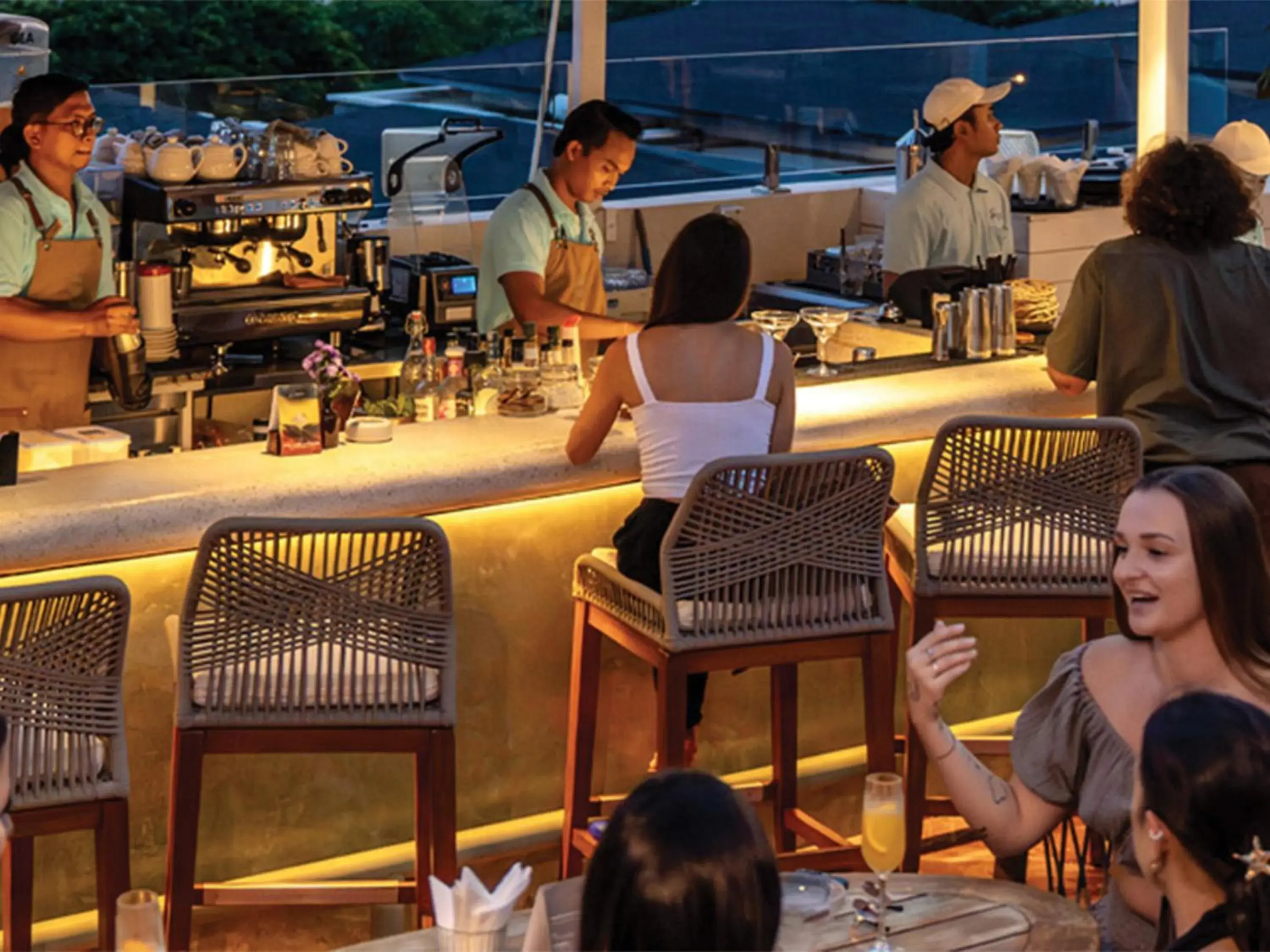 Lounge or bar in Secana Beachtown Resort & Villas Lounge or bar in Secana Beachtown Resort & Villas