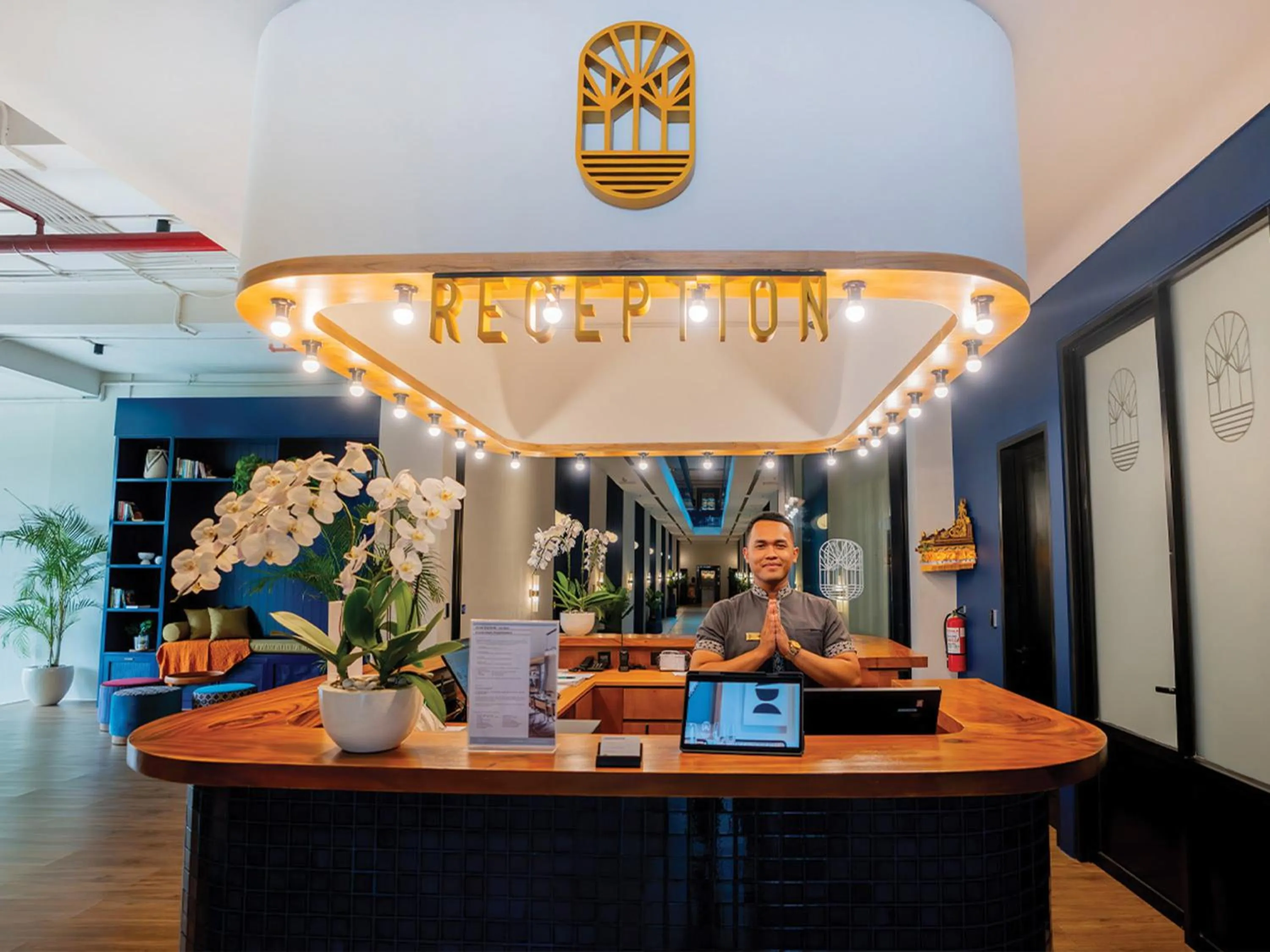 Lobby or reception in Secana Beachtown Resort & Villas