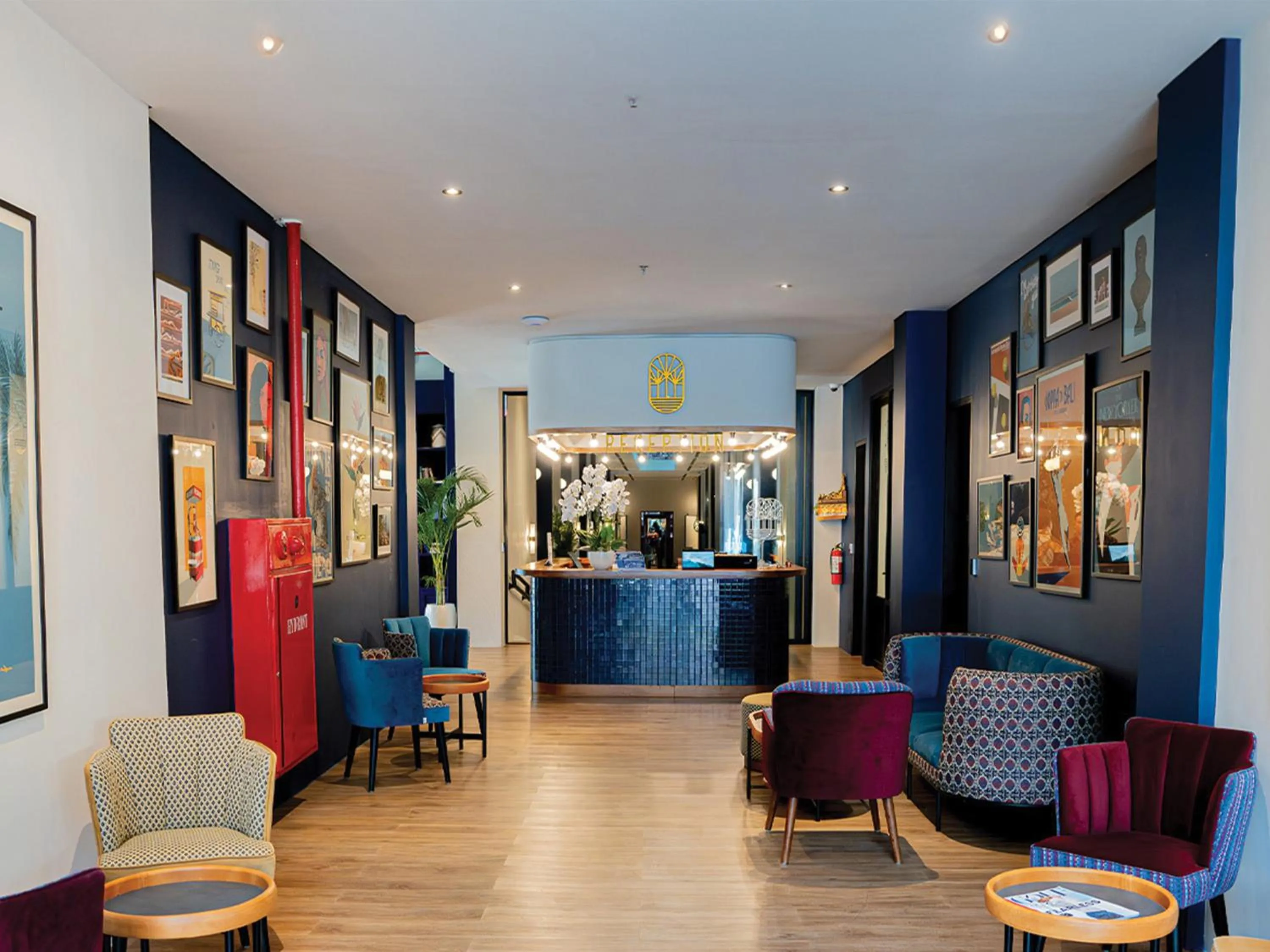 Lobby or reception in Secana Beachtown Resort & Villas