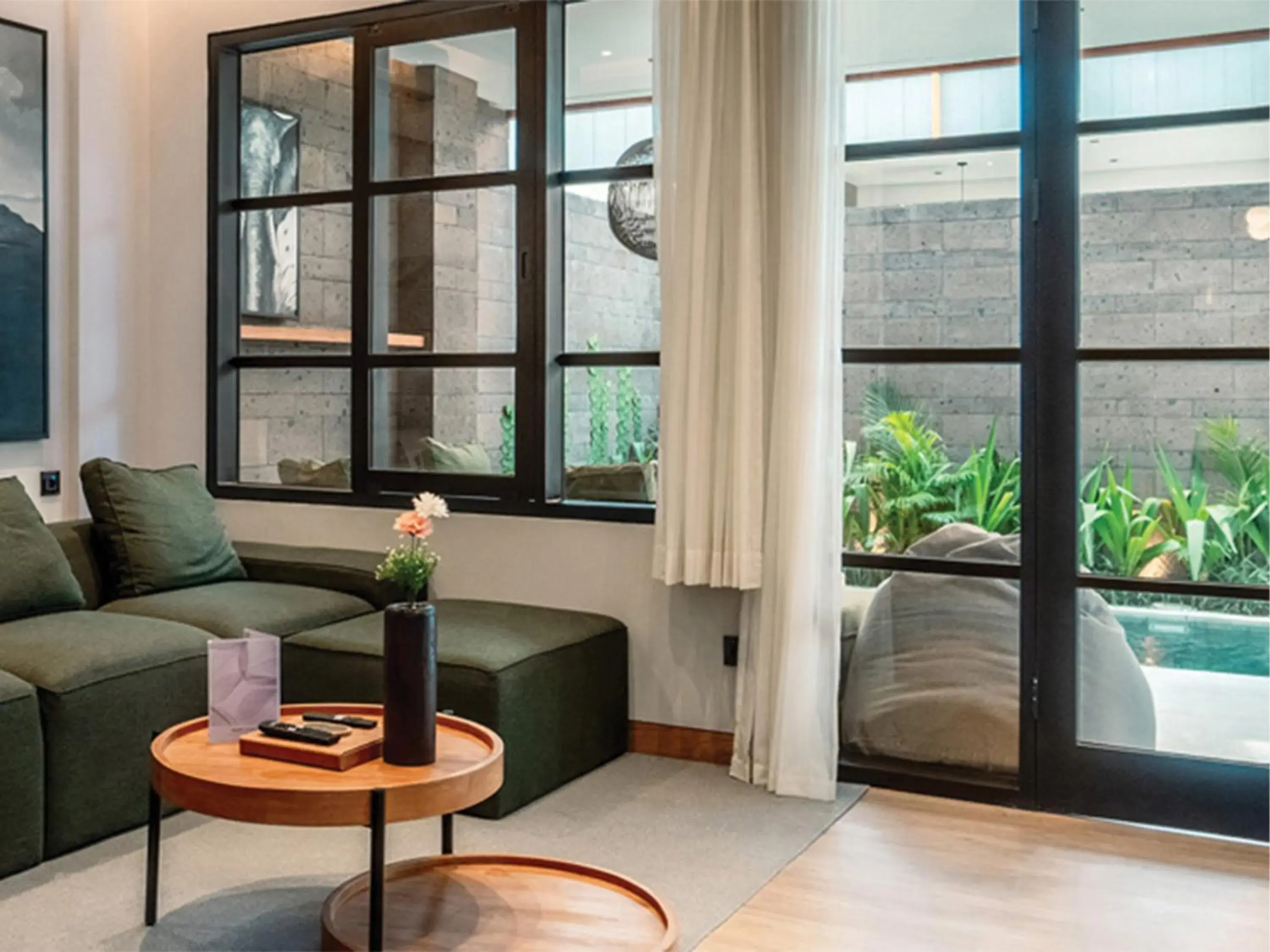 Pool view in Secana Beachtown Resort & Villas Pool view in Secana Beachtown Resort & Villas