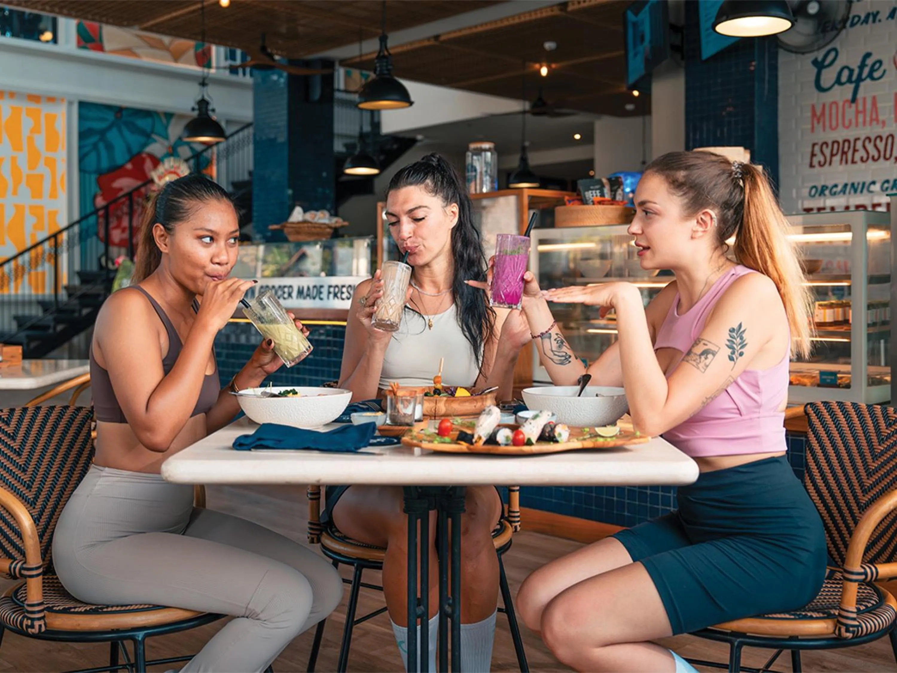 Restaurant/places to eat in Secana Beachtown Resort & Villas