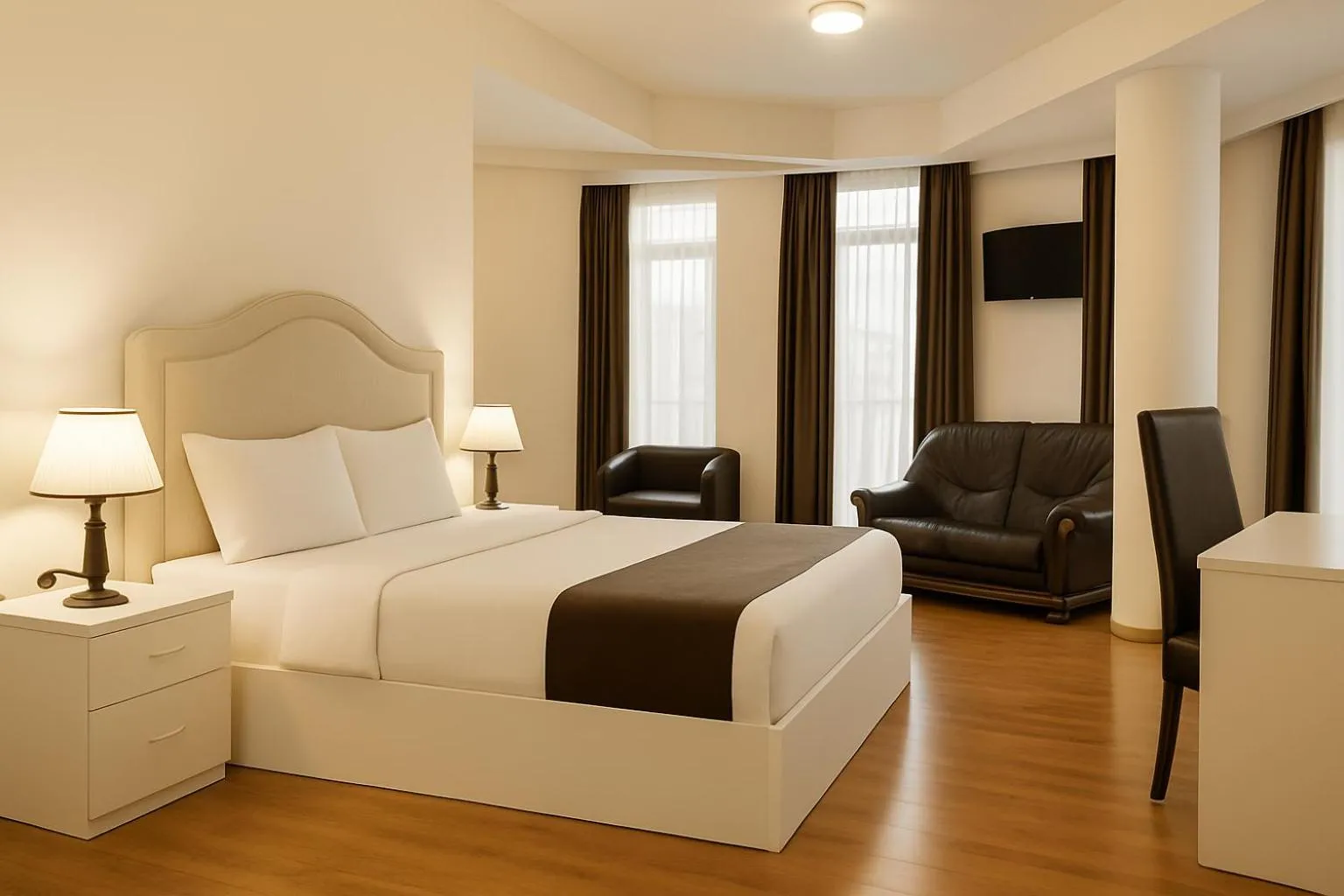 Bedroom, Bed in Hotel Grand Palace