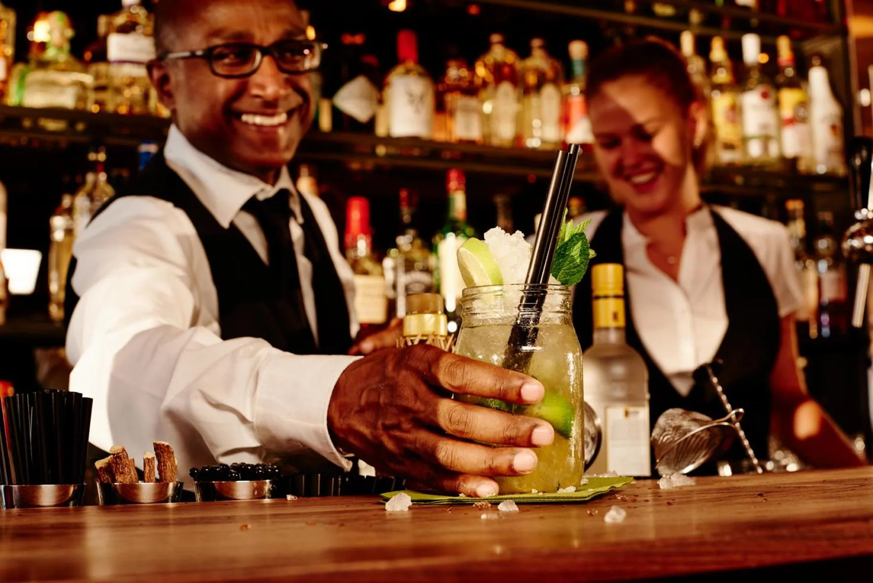 Alcoholic drinks in Hotel Estheréa