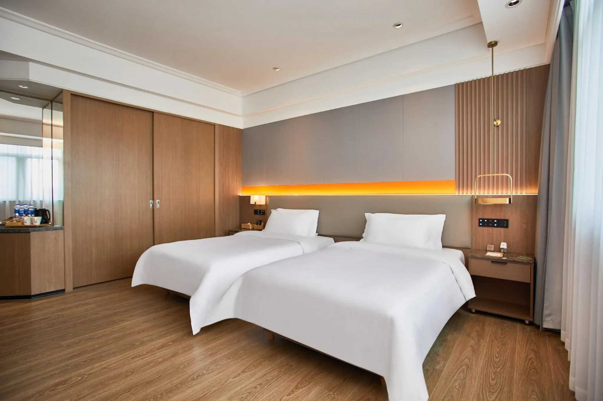 Bedroom, Bed in Harriway Garden Hotel Houjie