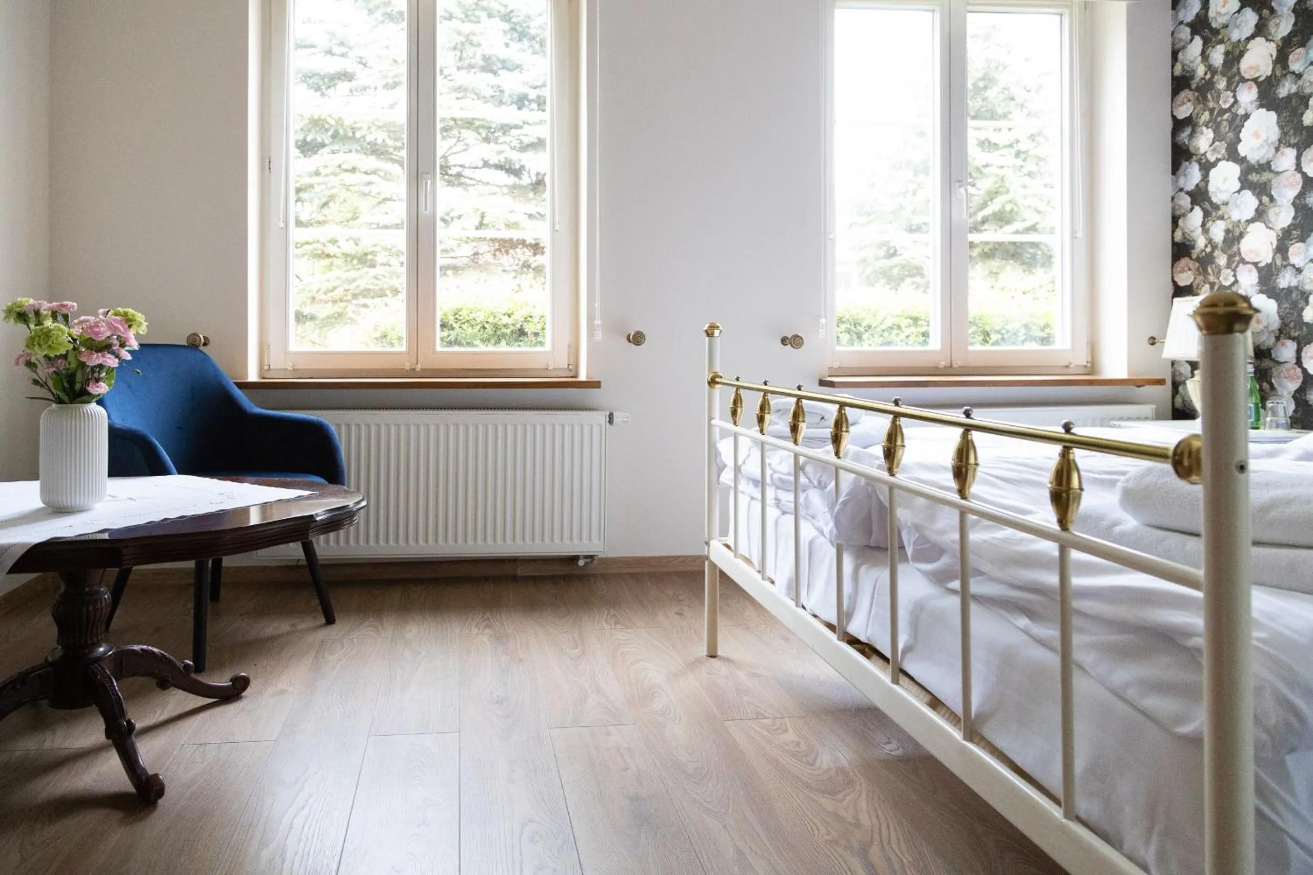 Bed in Mleczarnia Hotel Restauracja