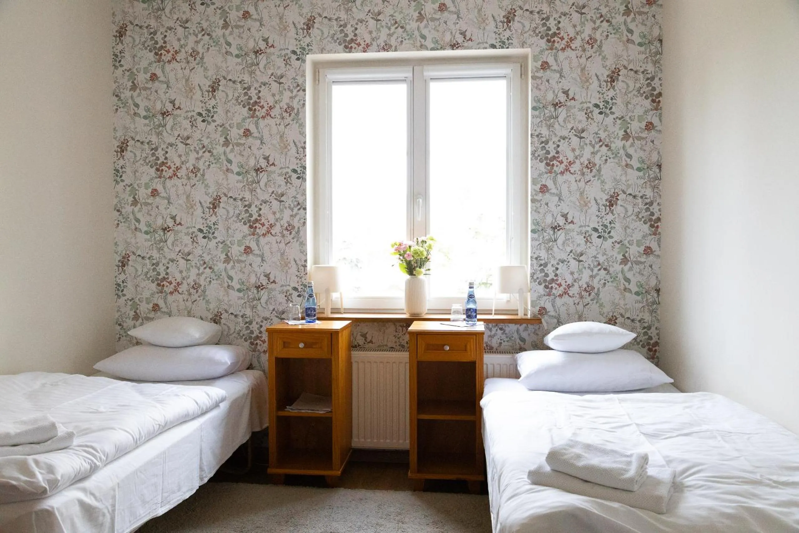 Bed in Mleczarnia Hotel Restauracja