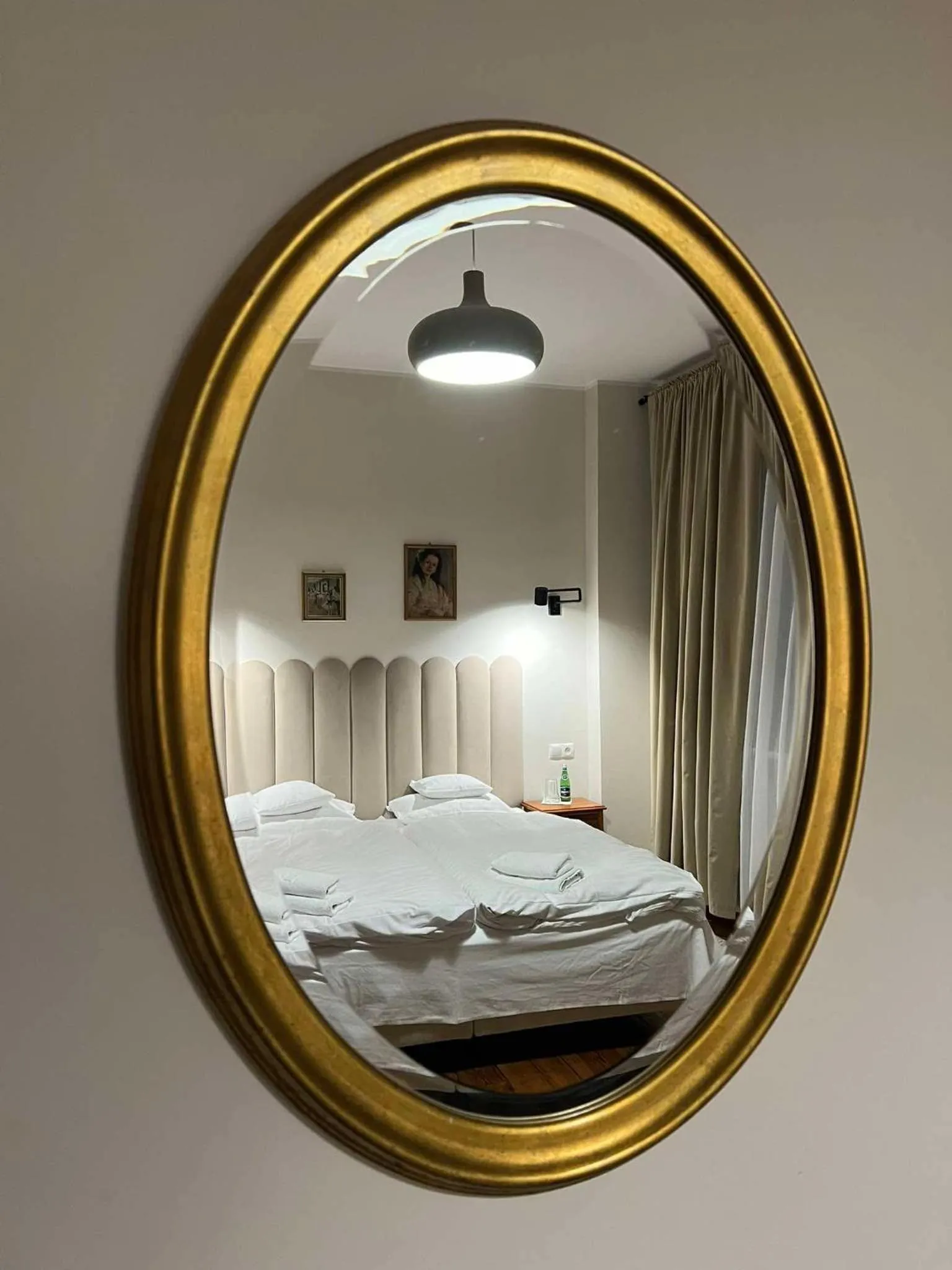 Bed in Mleczarnia Hotel Restauracja