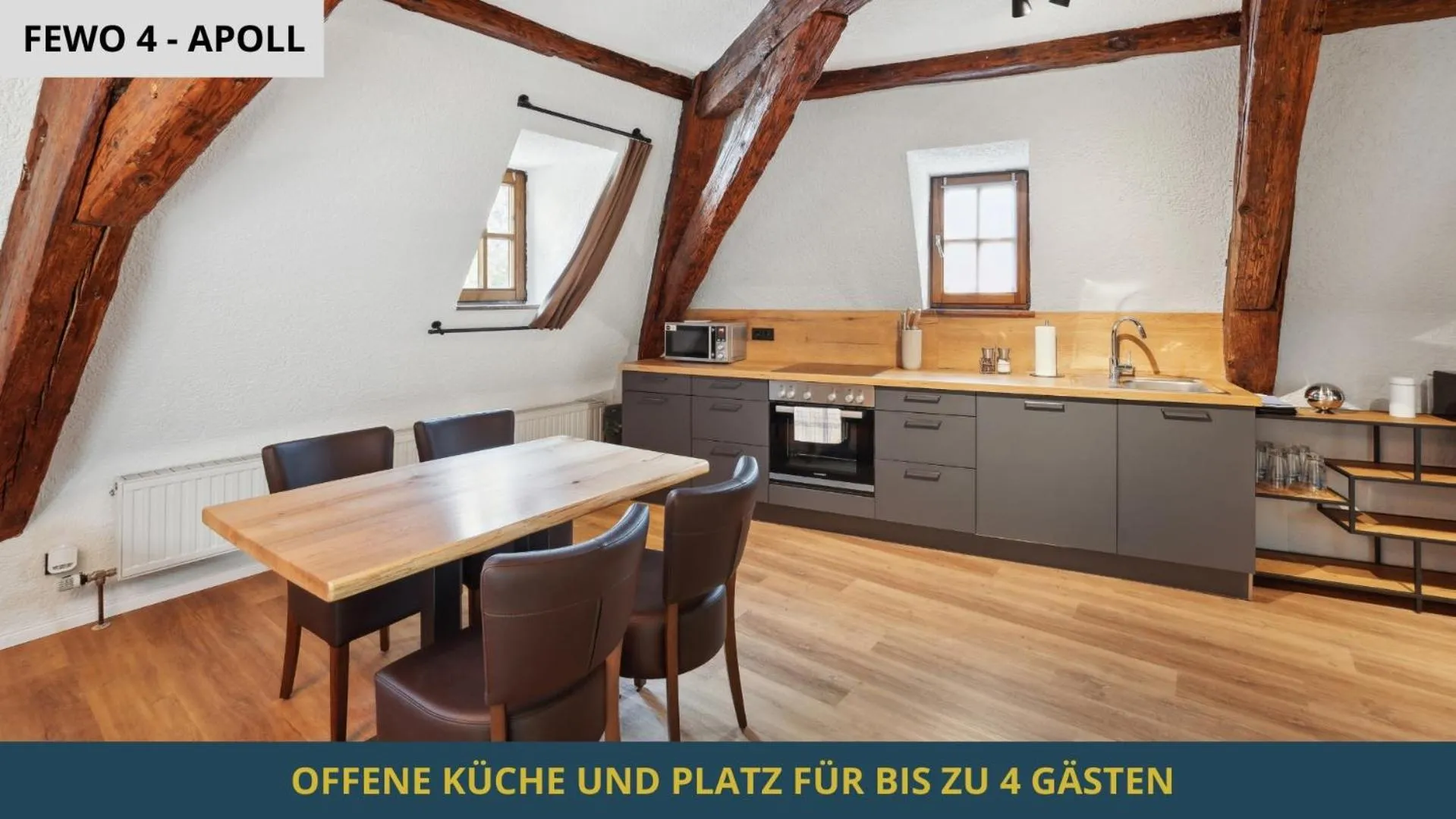 Dining area in SandAPART34 - 4 tolle FeWos von 1-9 Pers mitten in der Altstadt