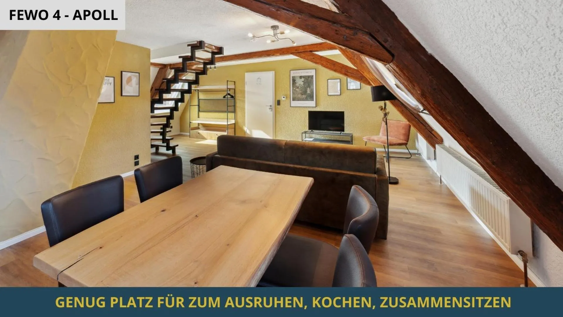 Seating area in SandAPART34 - 4 tolle FeWos von 1-9 Pers mitten in der Altstadt