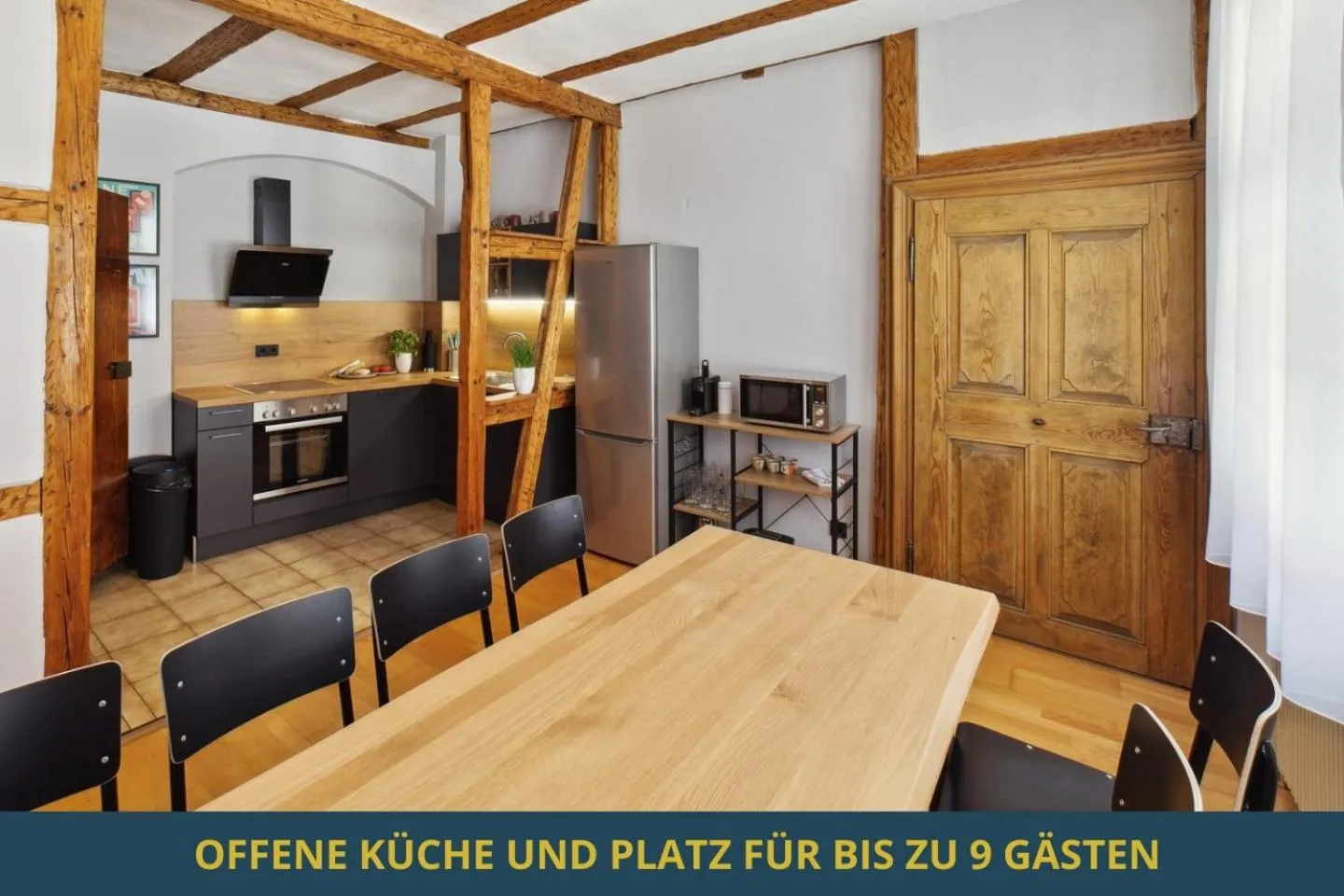 Kitchen or kitchenette in SandAPART34 - 4 tolle FeWos von 1-9 Pers mitten in der Altstadt