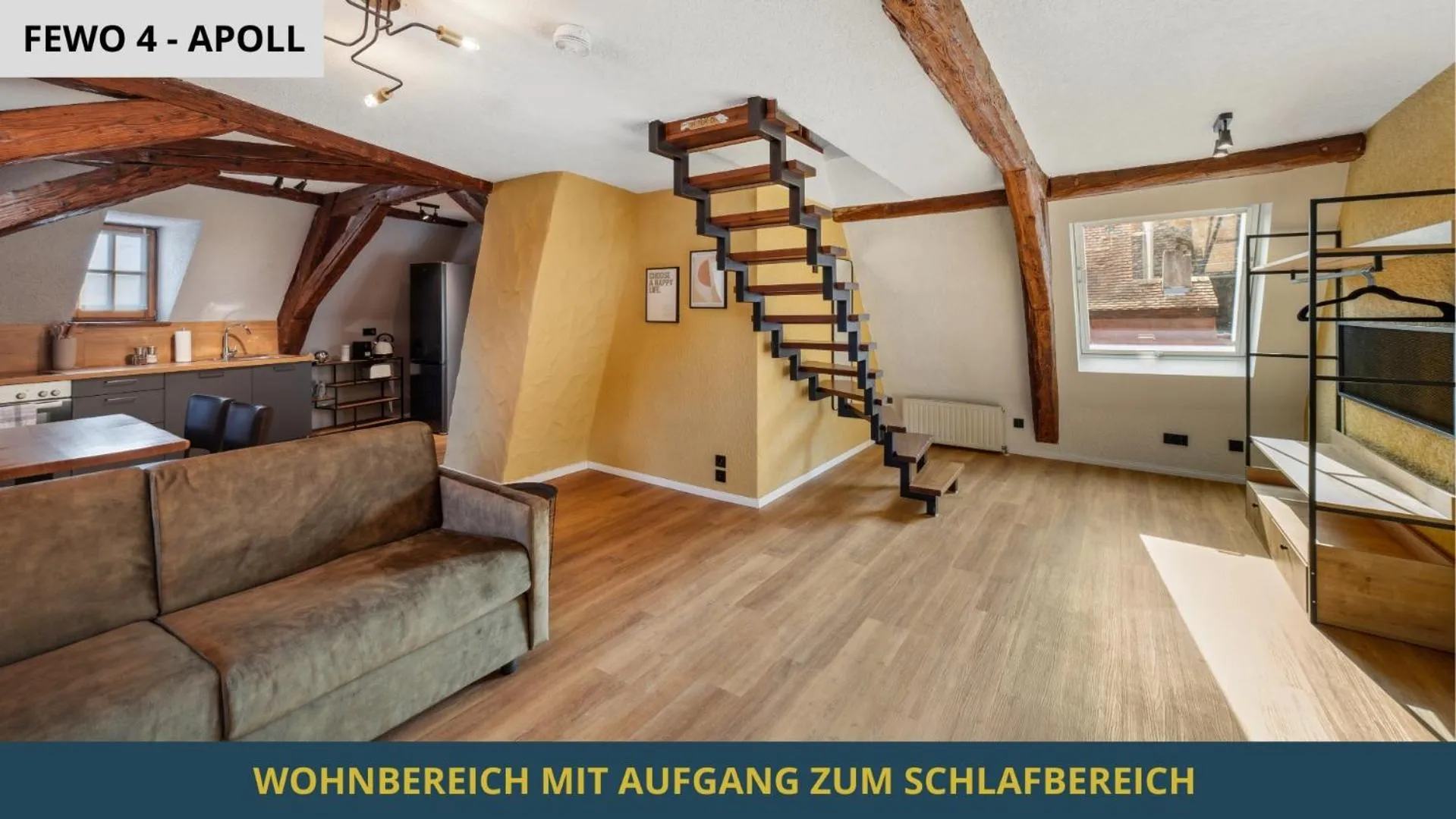 Living room in SandAPART34 - 4 tolle FeWos von 1-9 Pers mitten in der Altstadt