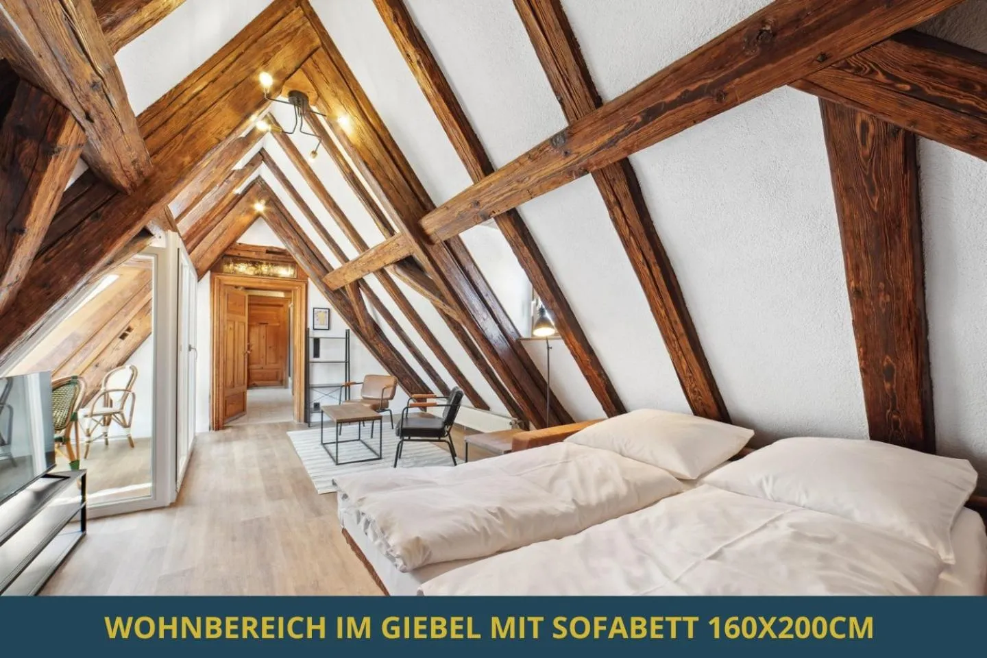 Living room in SandAPART34 - 4 tolle FeWos von 1-9 Pers mitten in der Altstadt