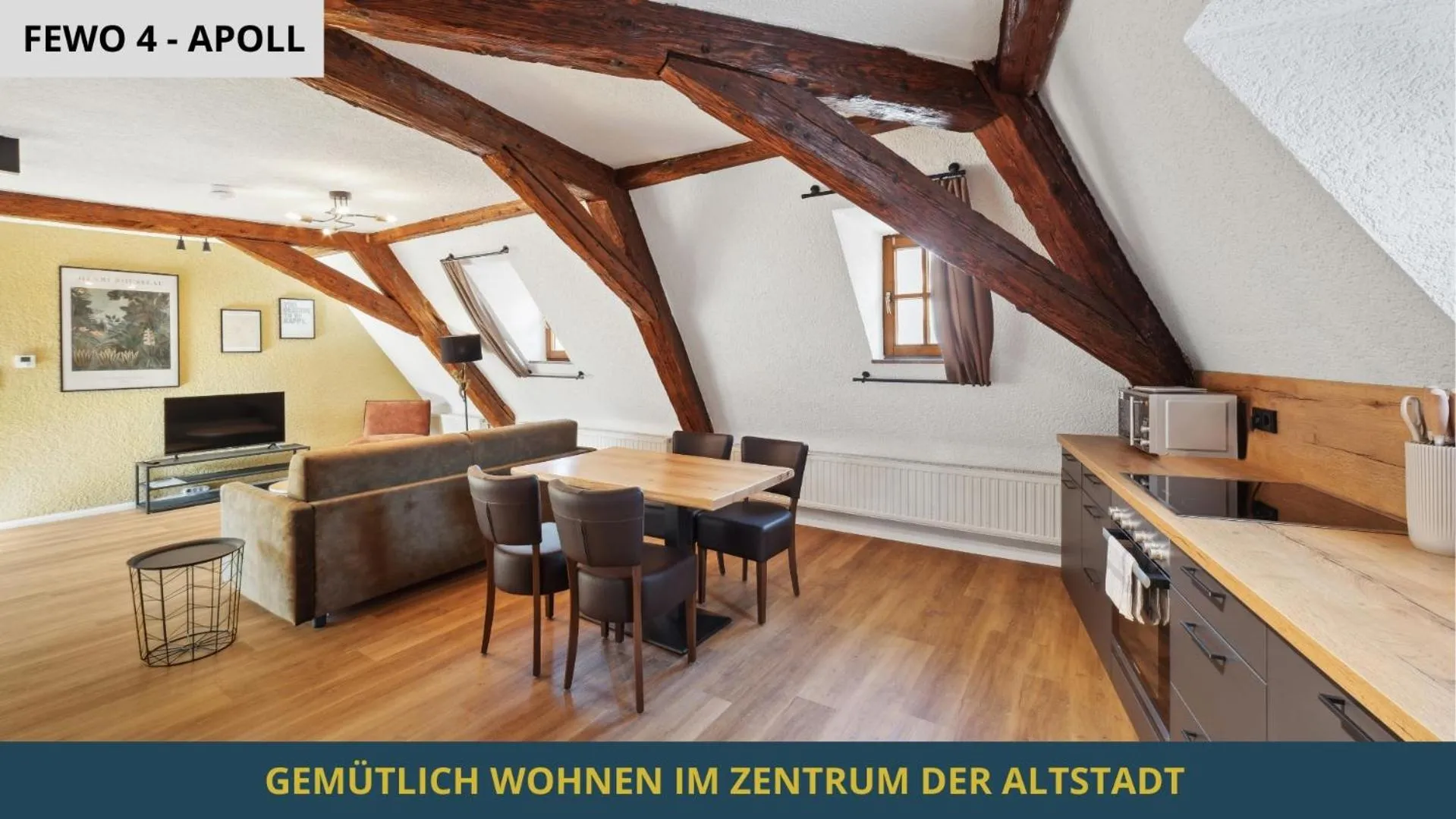 TV and multimedia in SandAPART34 - 4 tolle FeWos von 1-9 Pers mitten in der Altstadt