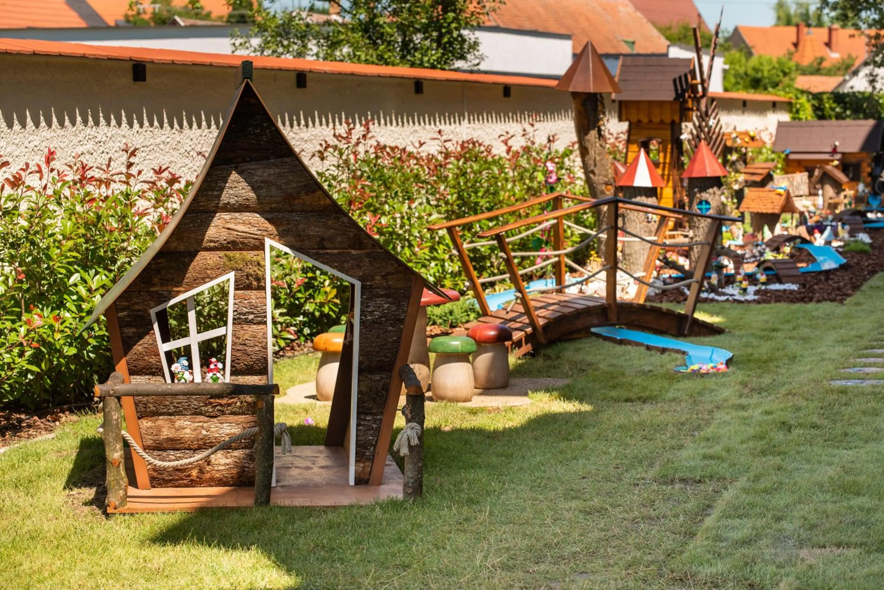 Garden in Holdvirág Hotel