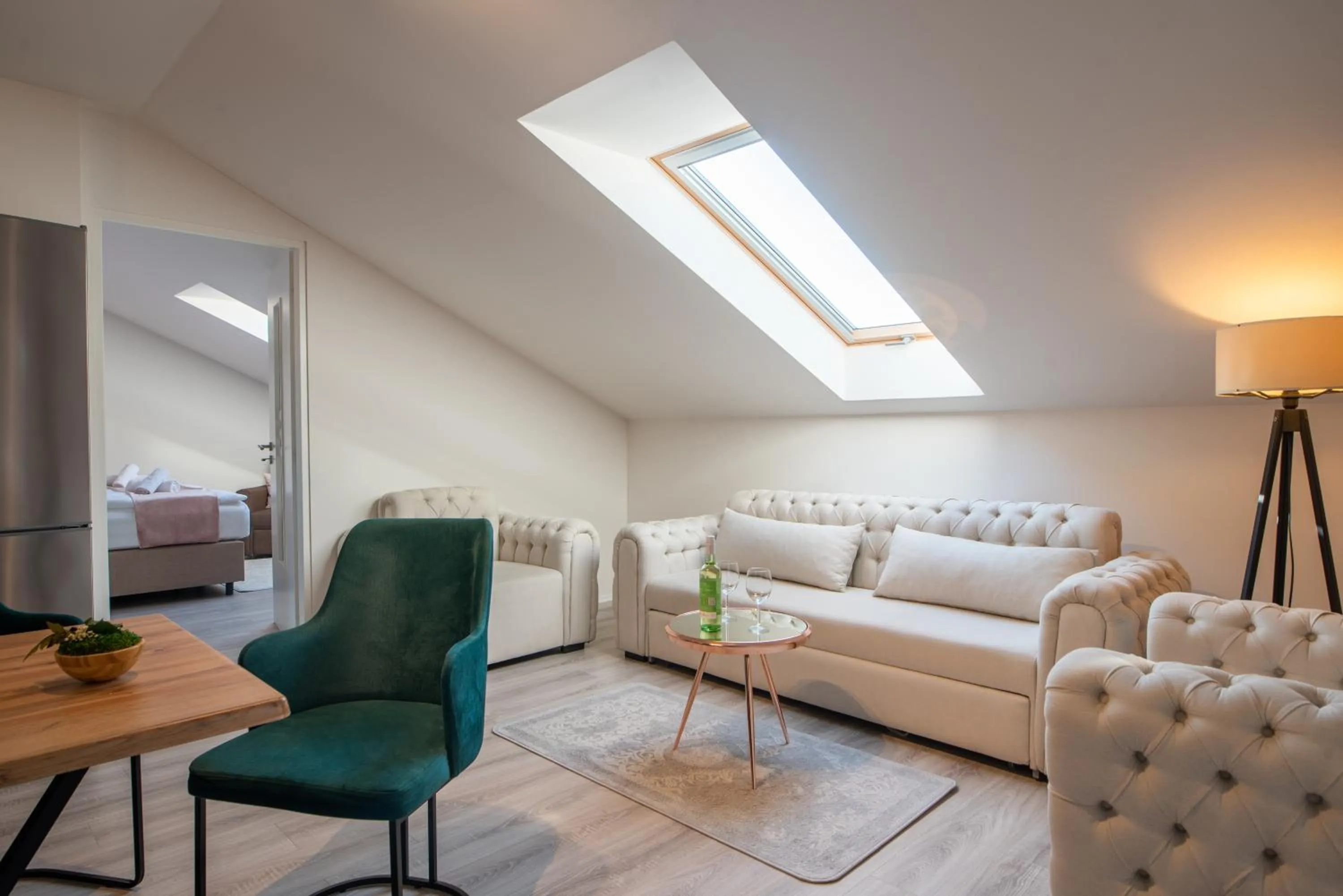 Living room in Holdvirág Hotel