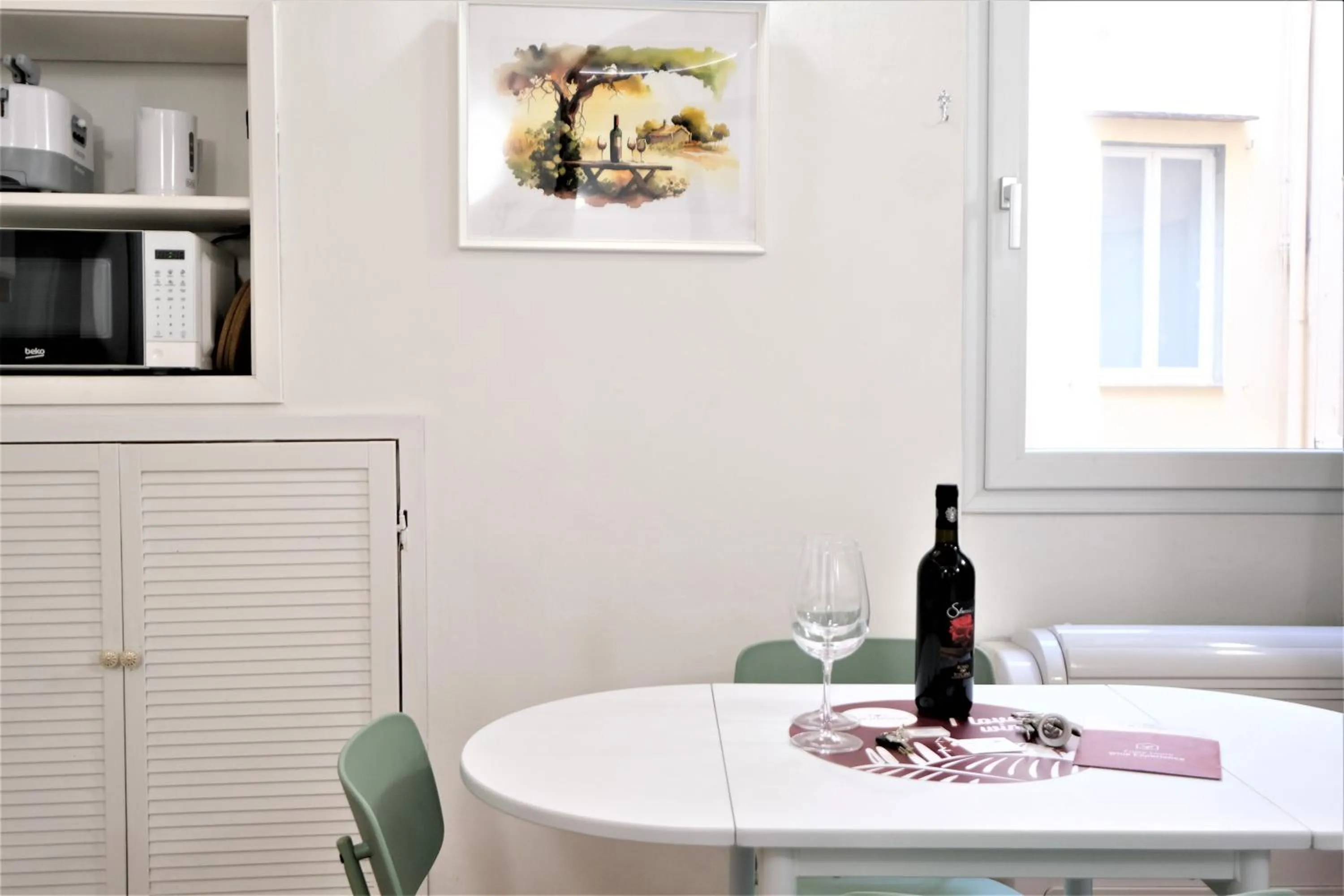 Dining area in Wine Apartments Florence Ribolla