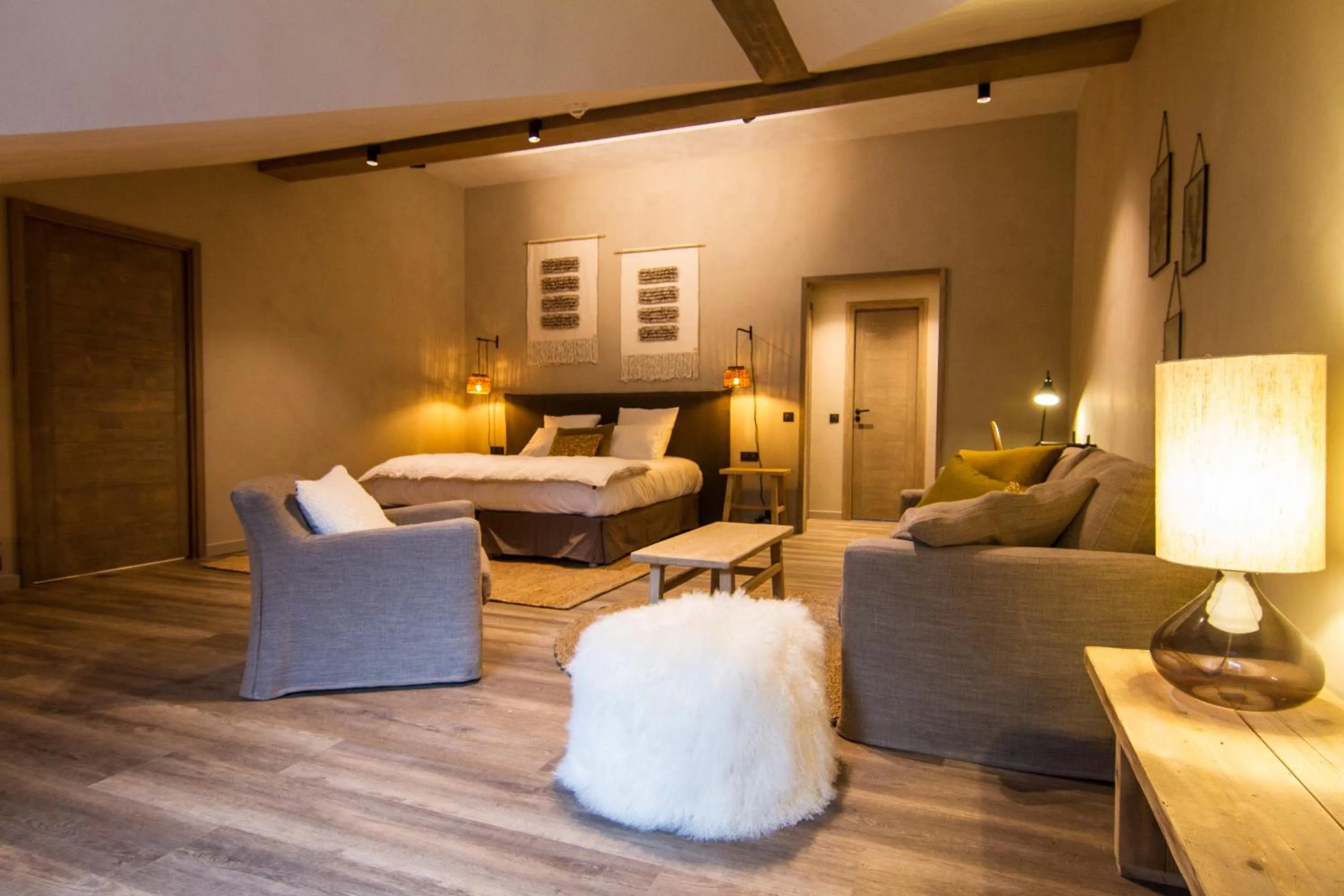 Living room in Hôtel de la Roche