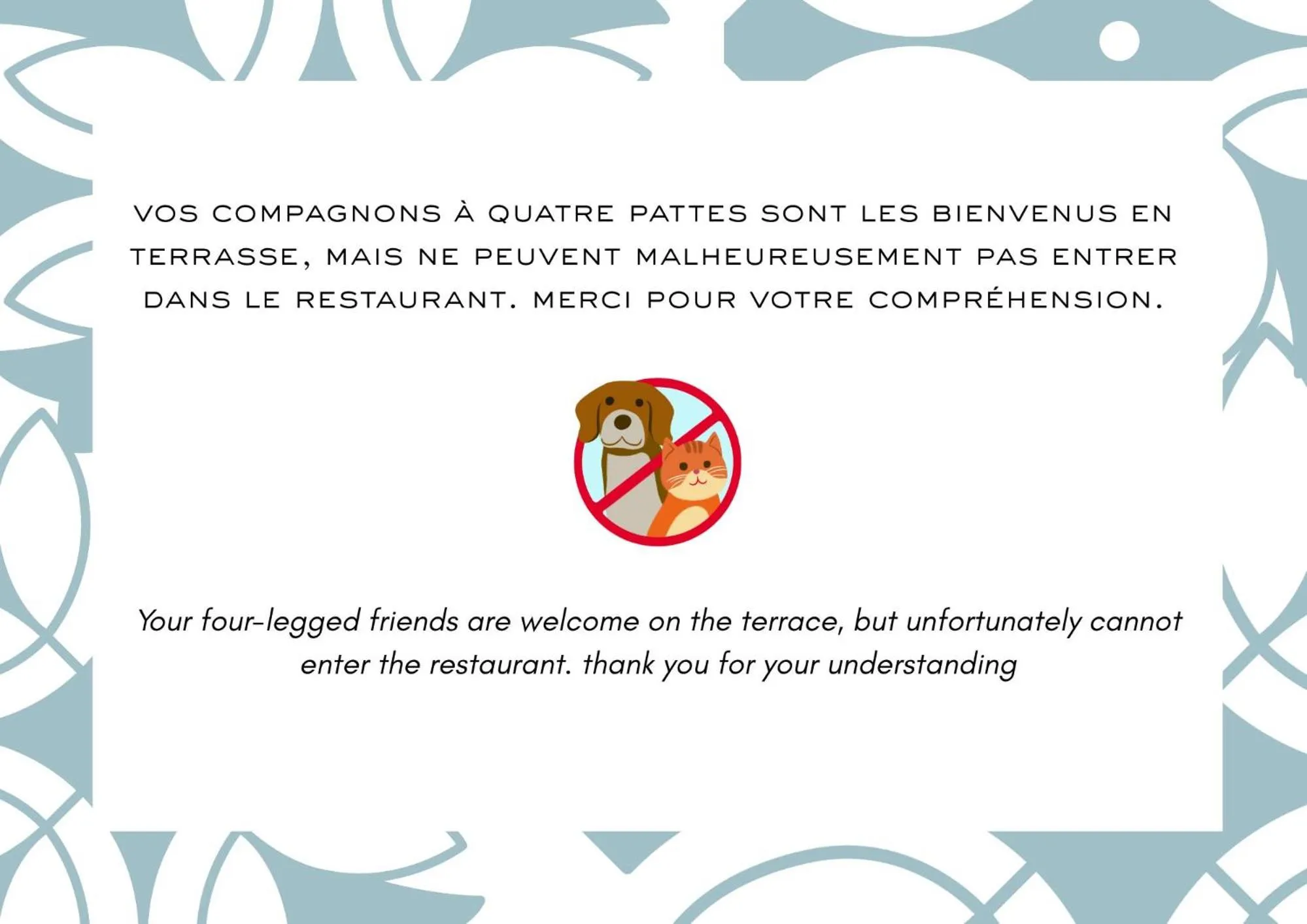 Restaurant/places to eat in Hôtel de la Roche