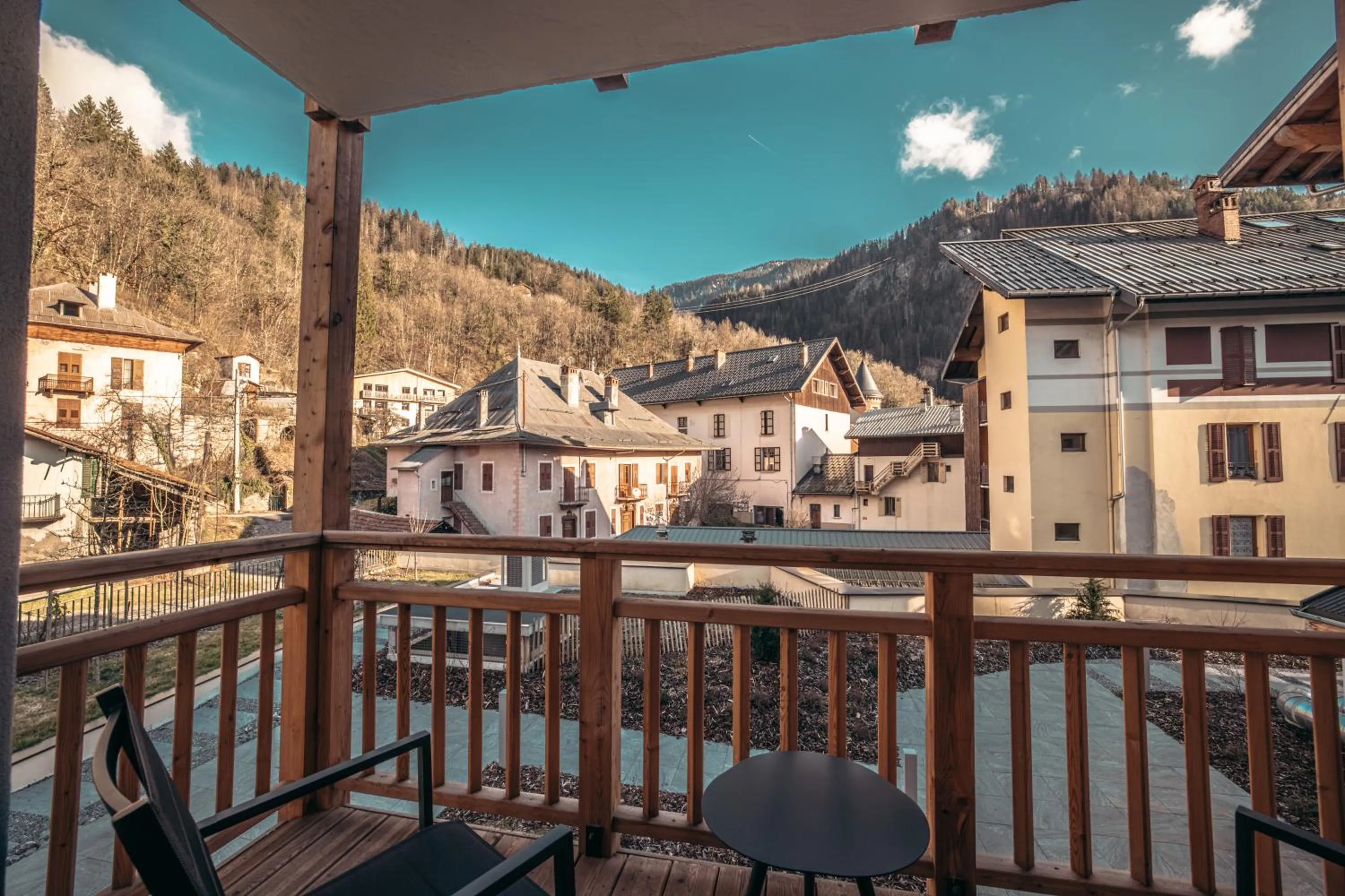 Balcony/Terrace in Hôtel de la Roche