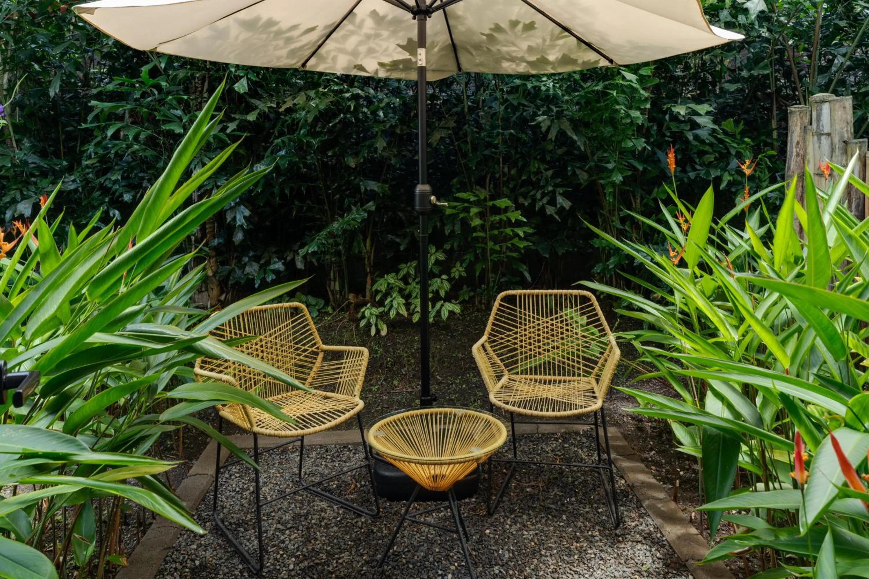 Patio in Suwa Villa Arenal