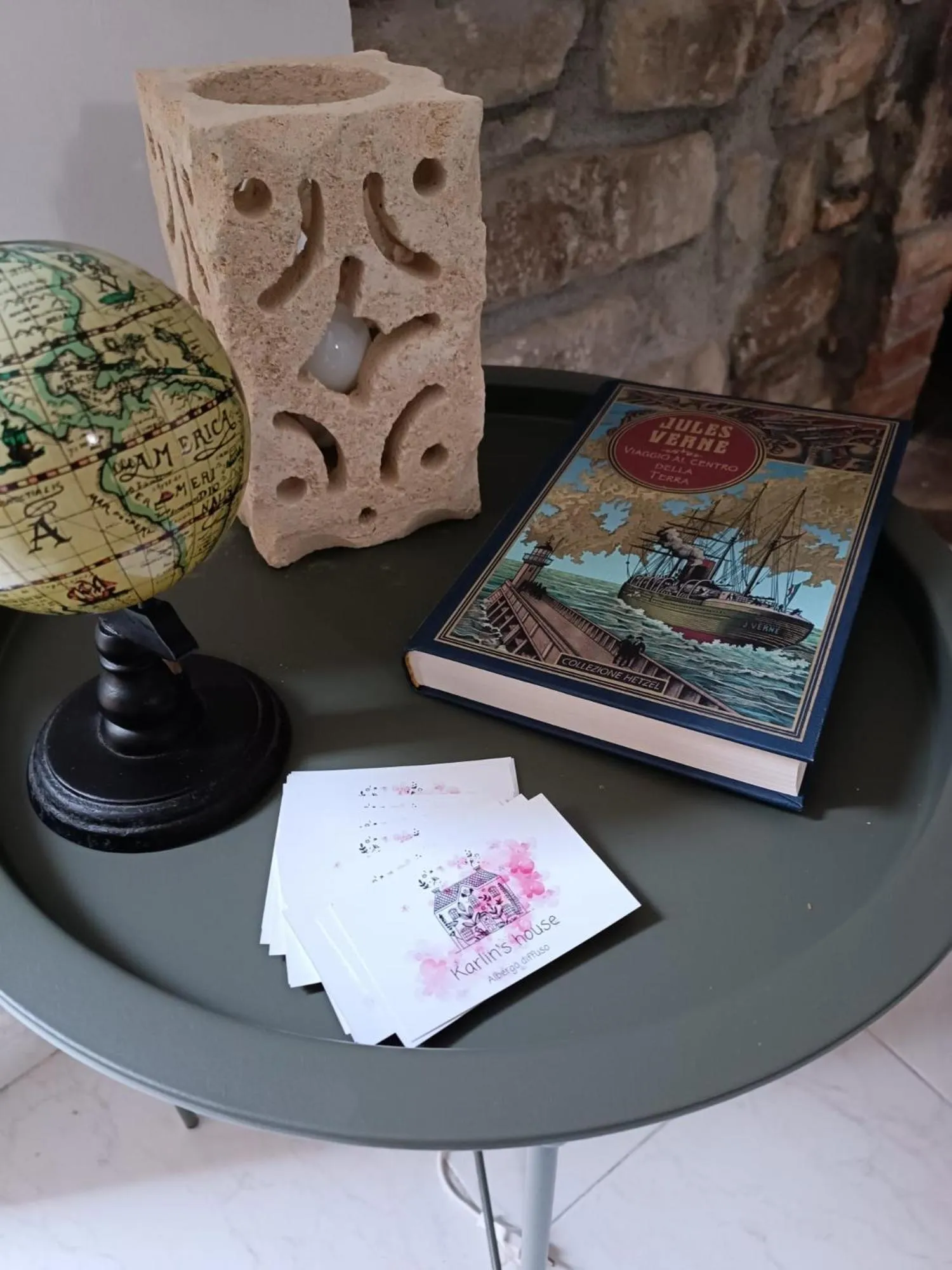 Living room in Karlin's house Anzi - albergo diffuso