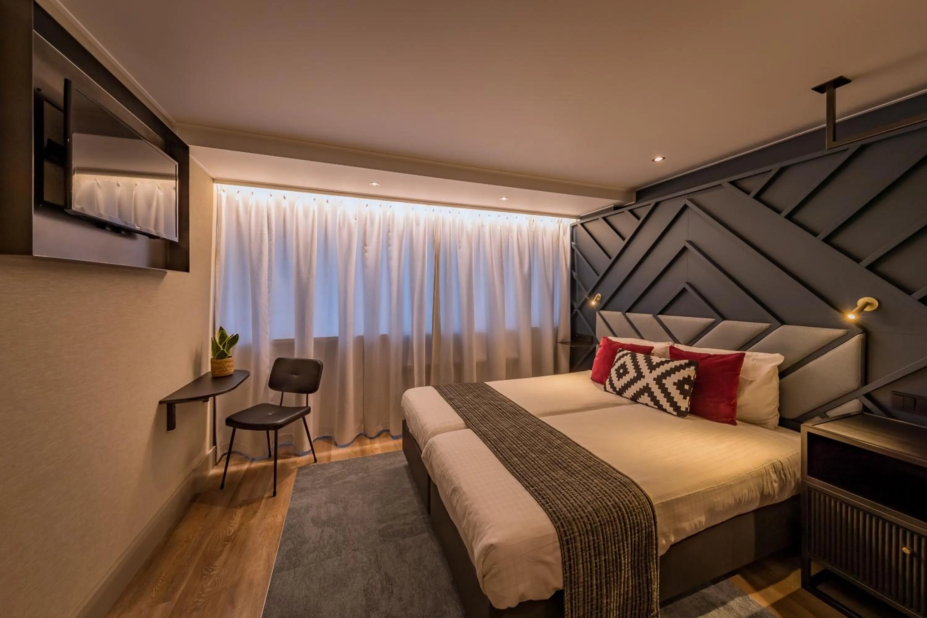 Bed in Hotel Restaurant De Zwaan