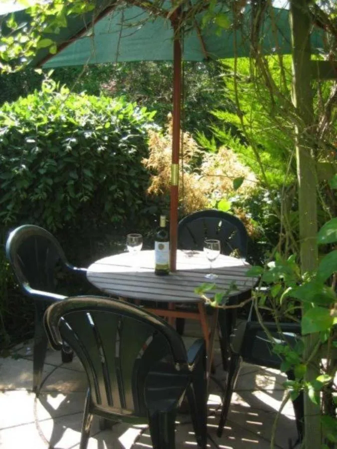 Patio in Abbeyside Cottage