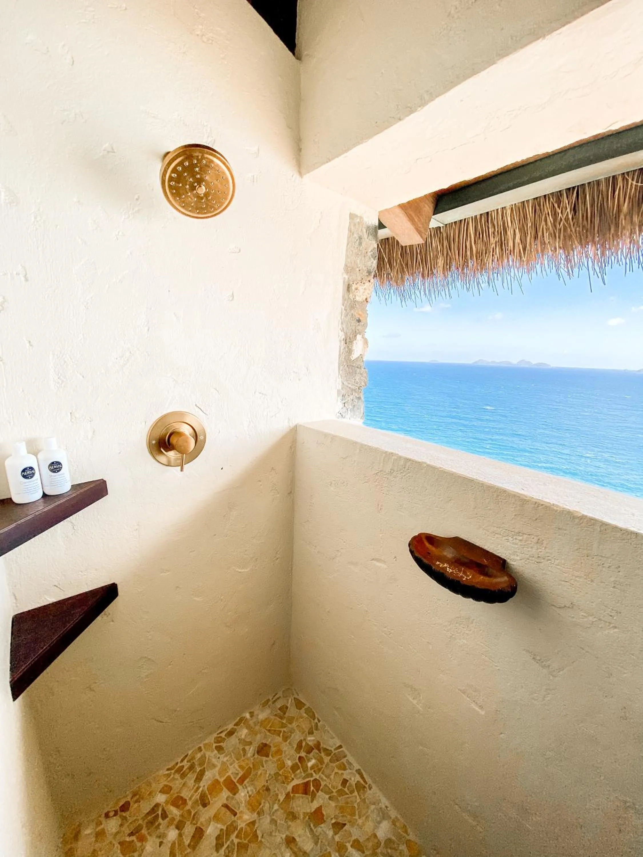 Shower in The Aerial, BVI