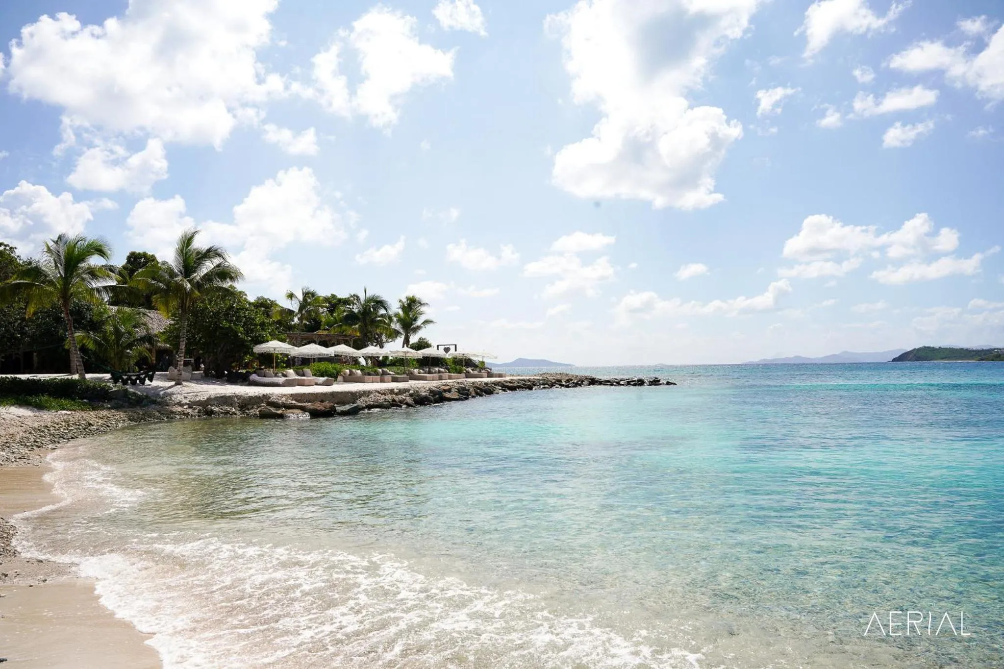 Beach in The Aerial, BVI