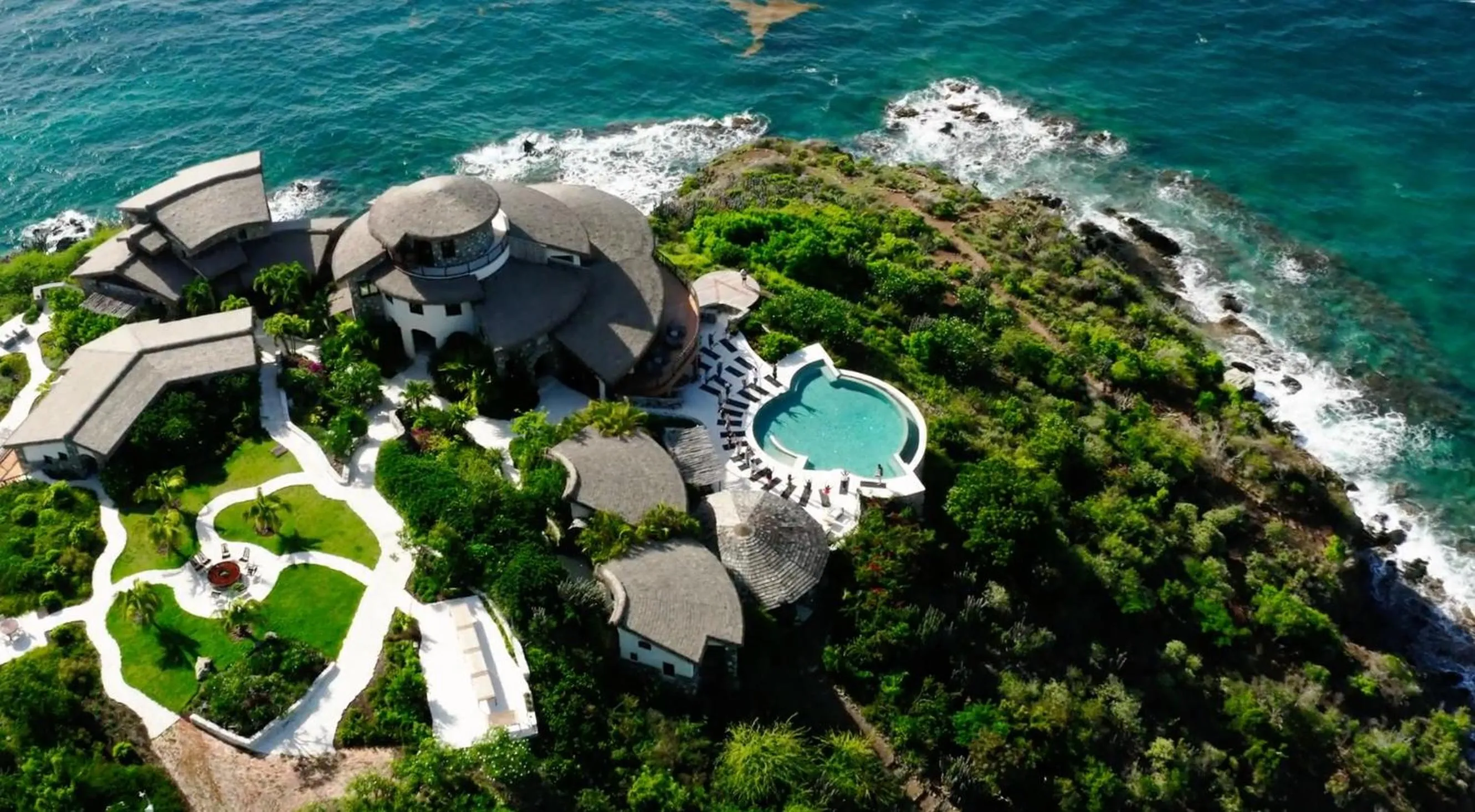 Bird's eye view in The Aerial, BVI