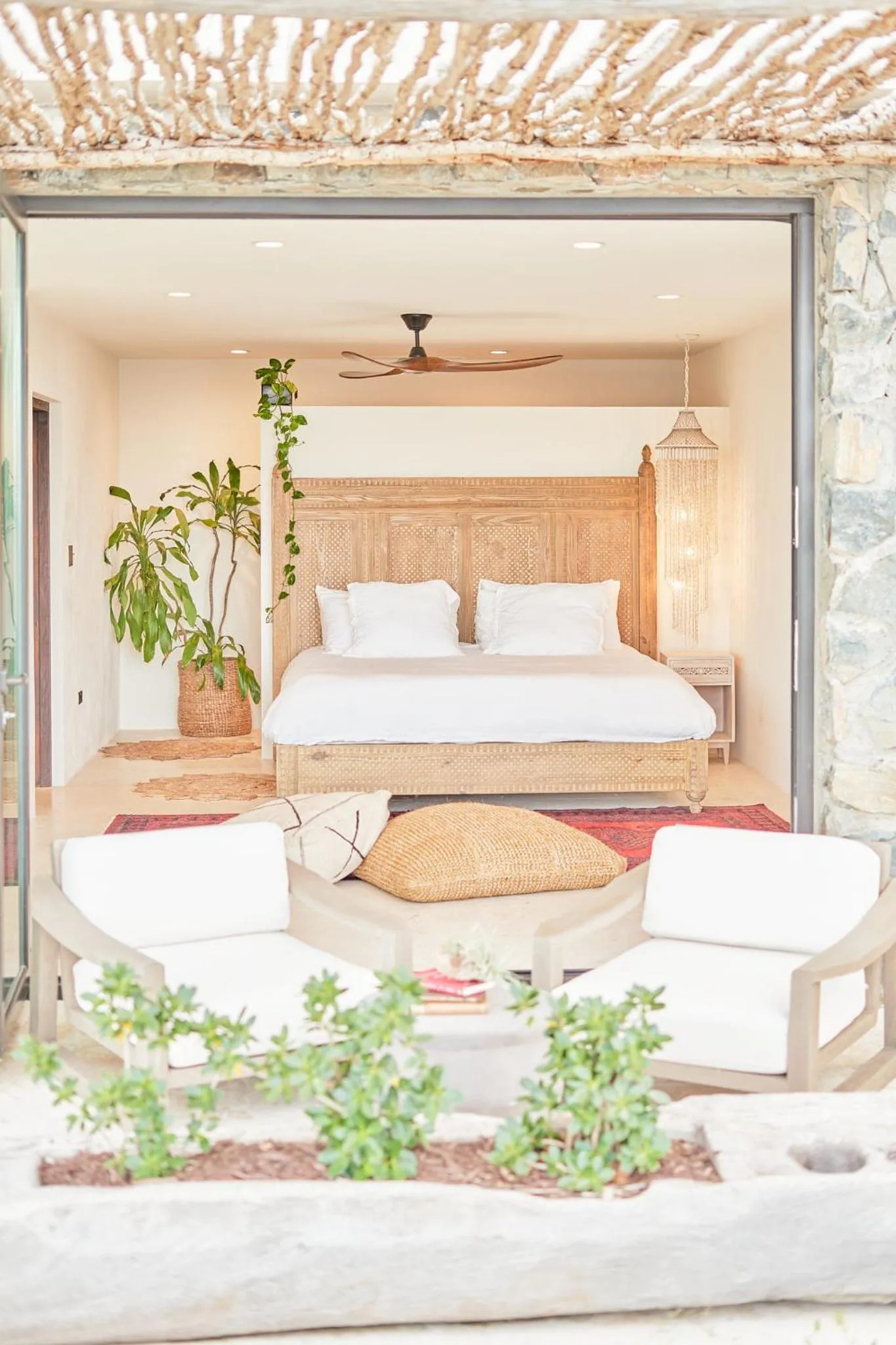 Photo of the whole room, Bed in The Aerial, BVI