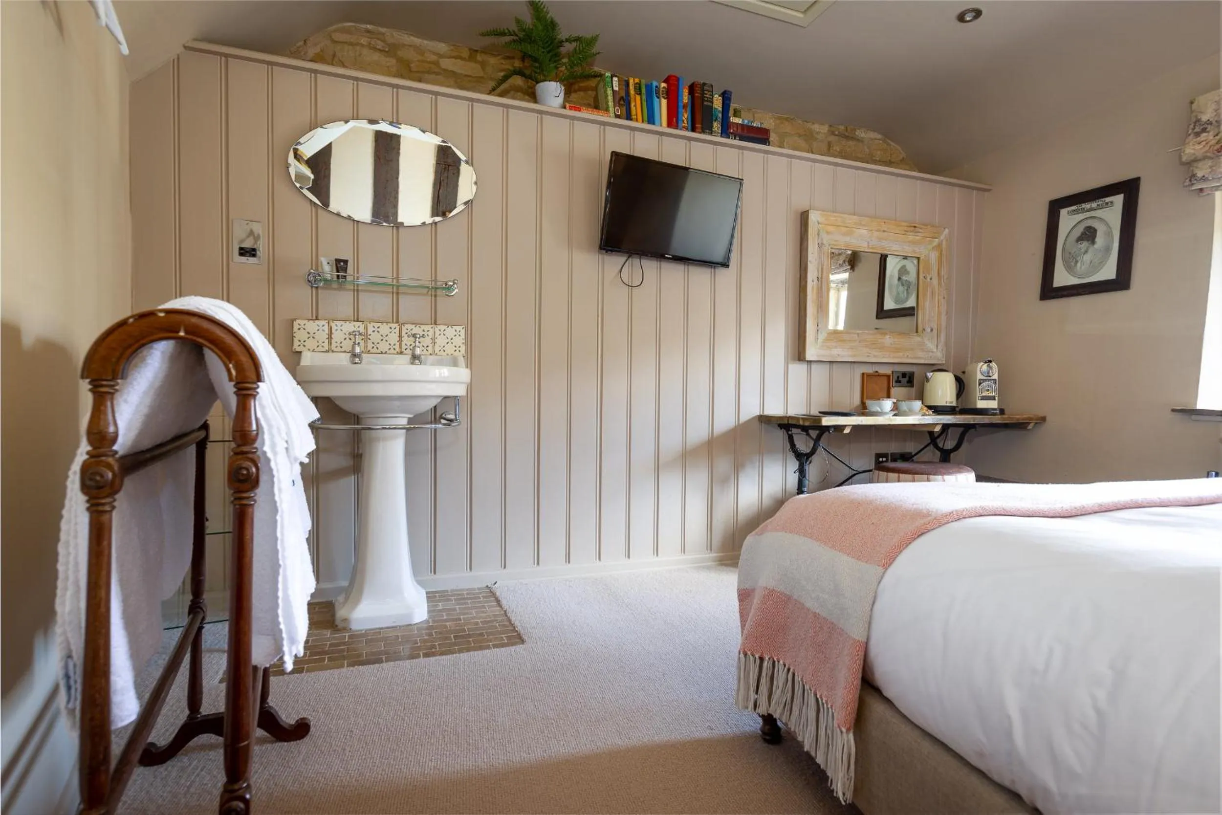 Bed in The Porch House