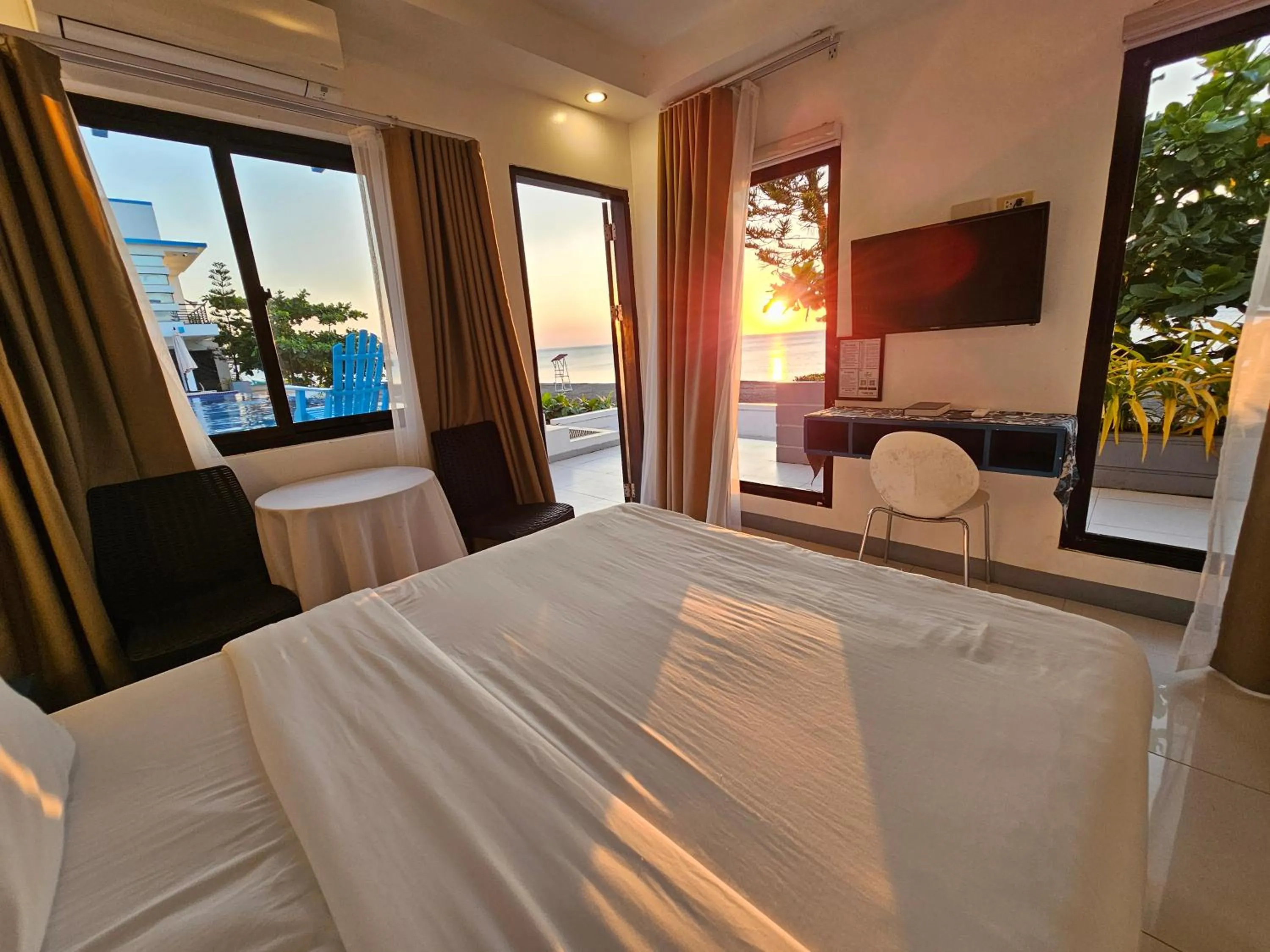Bedroom in Blue Coast Beach Hotel