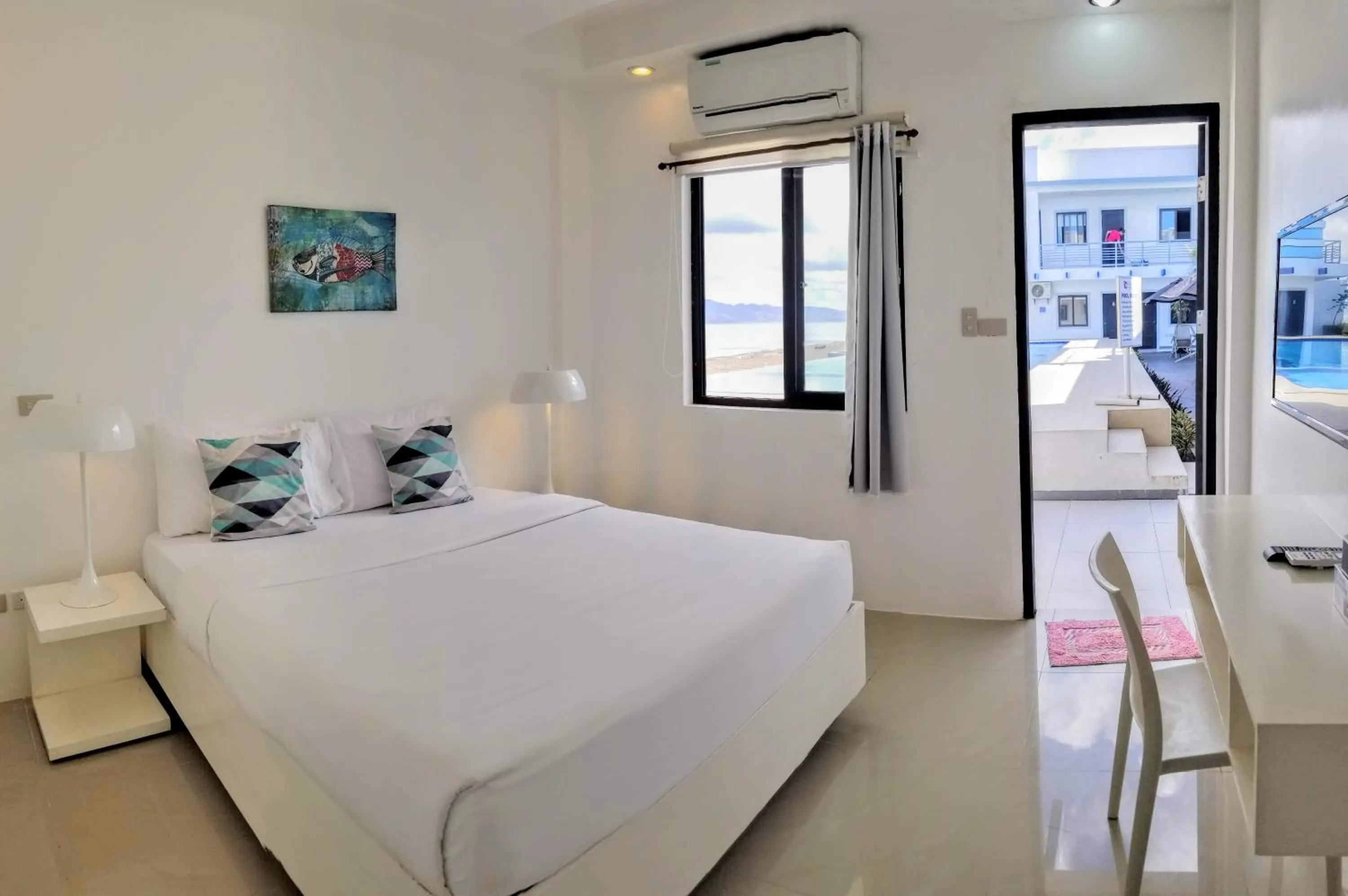 Bedroom in Blue Coast Beach Hotel