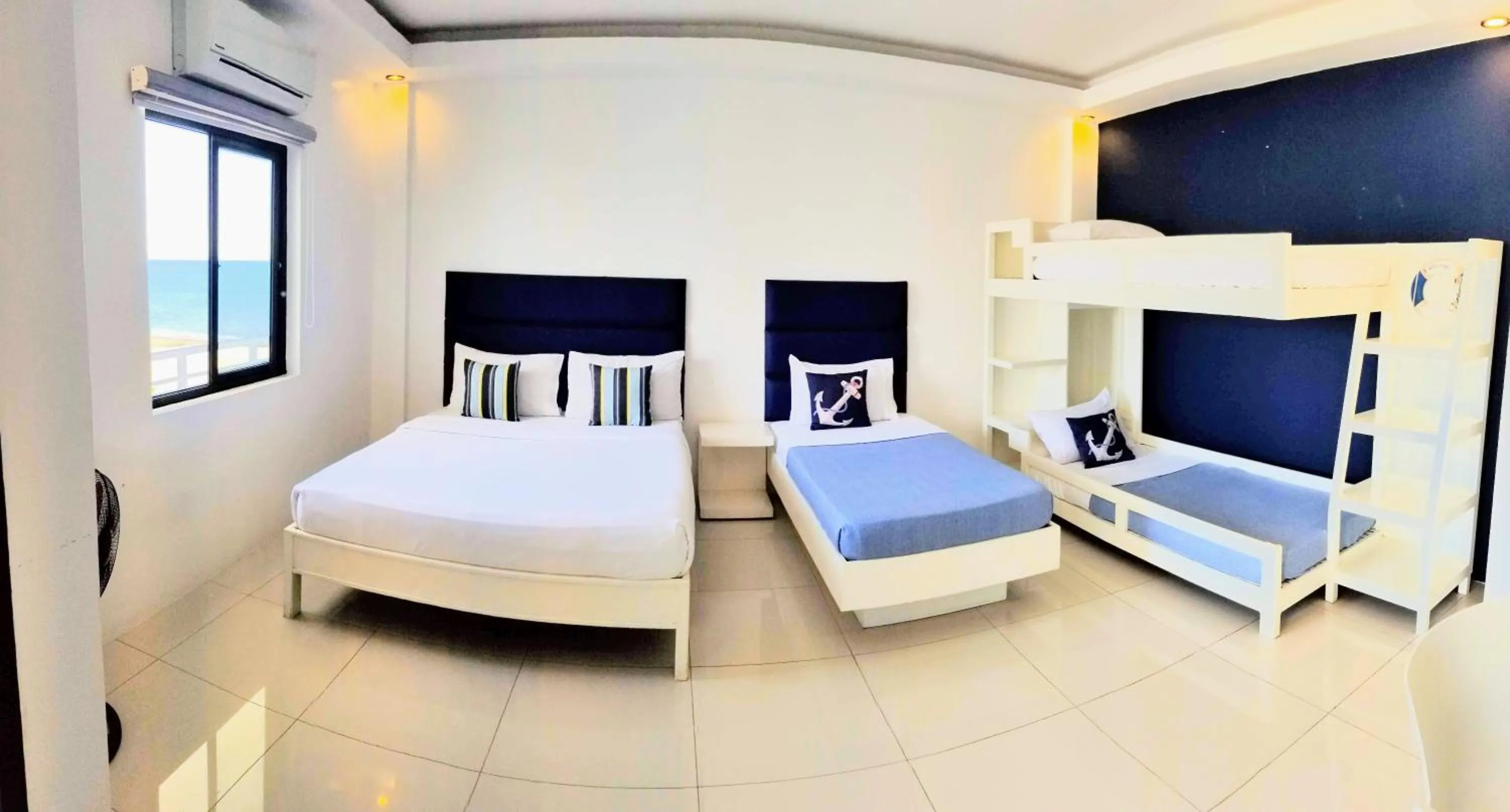 Bedroom in Blue Coast Beach Hotel
