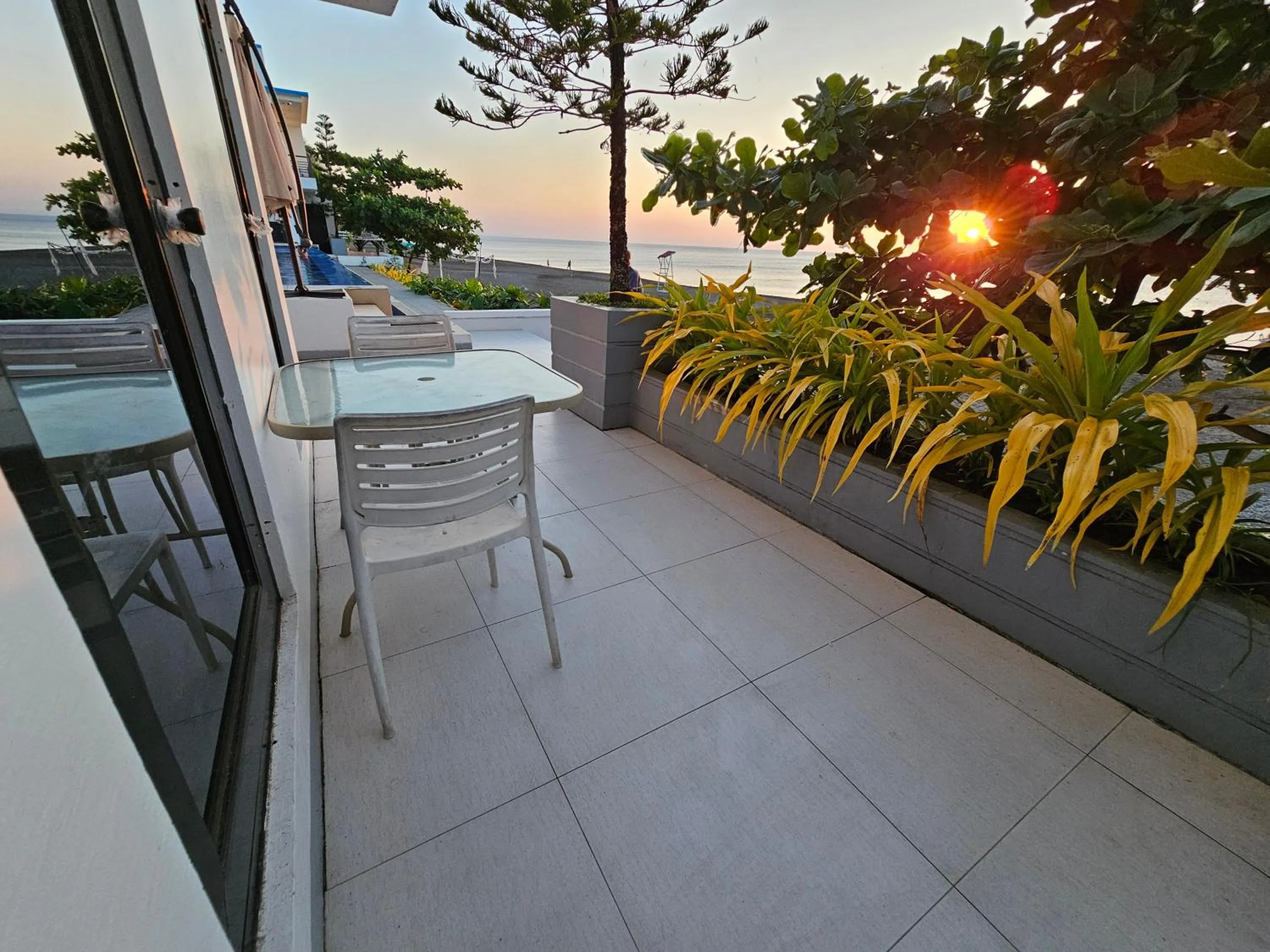 Balcony/Terrace in Blue Coast Beach Hotel